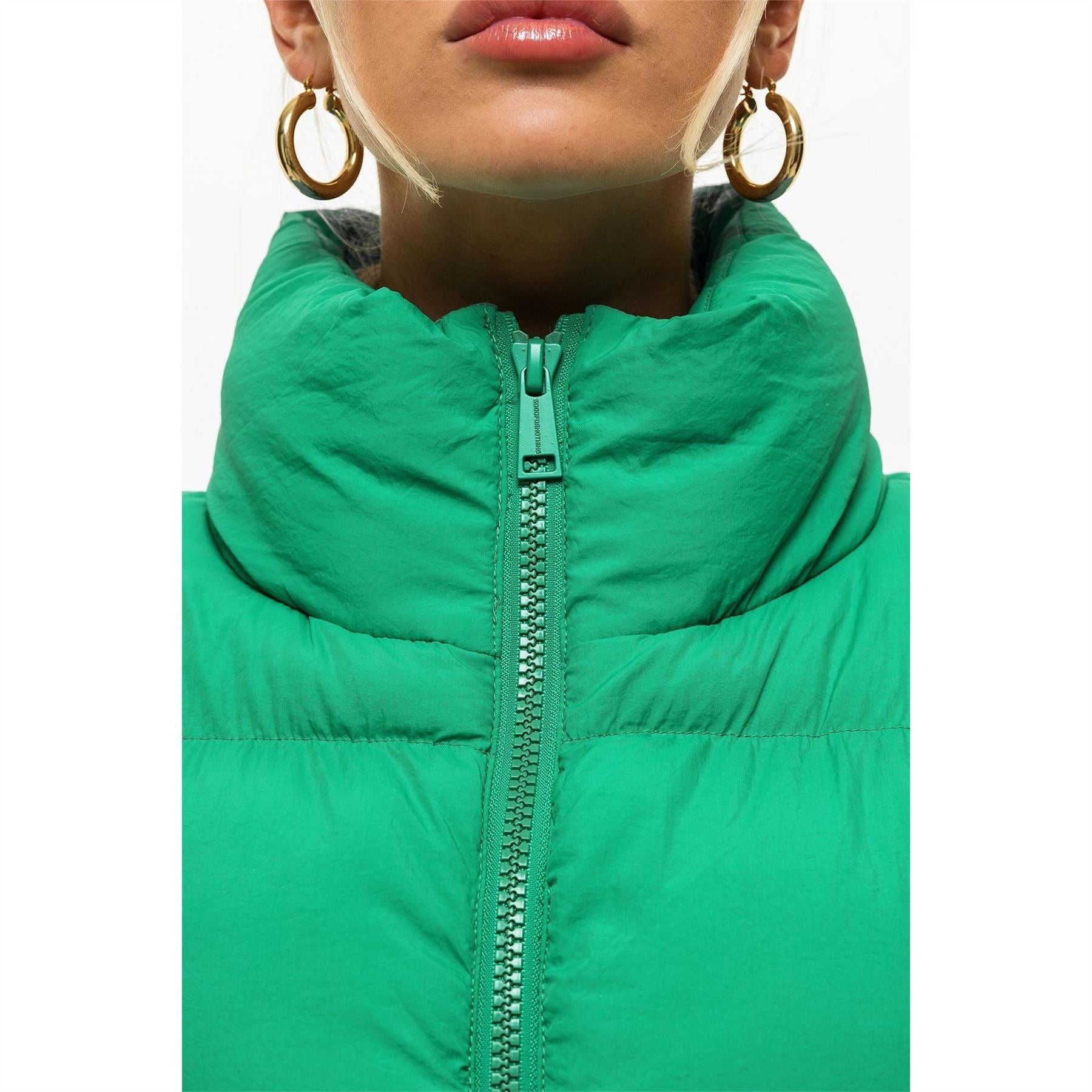Good For Nothing Womens Technical Funnel Neck Puffer Jacket
