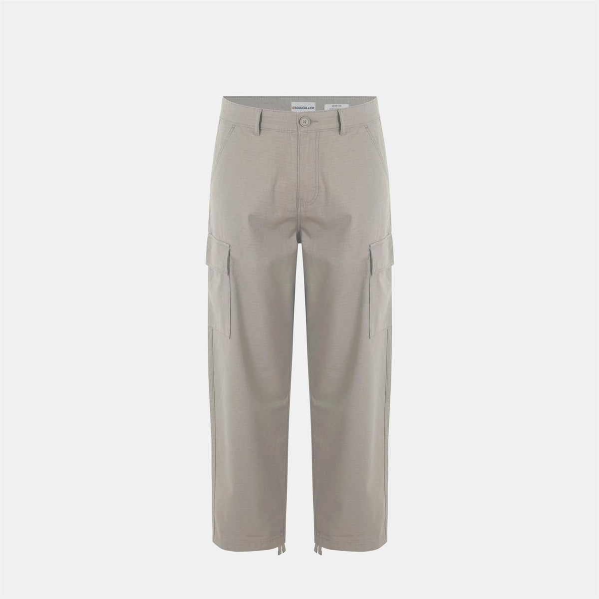SoulCal Rip Solid Patterned Straight Cargo Trousers