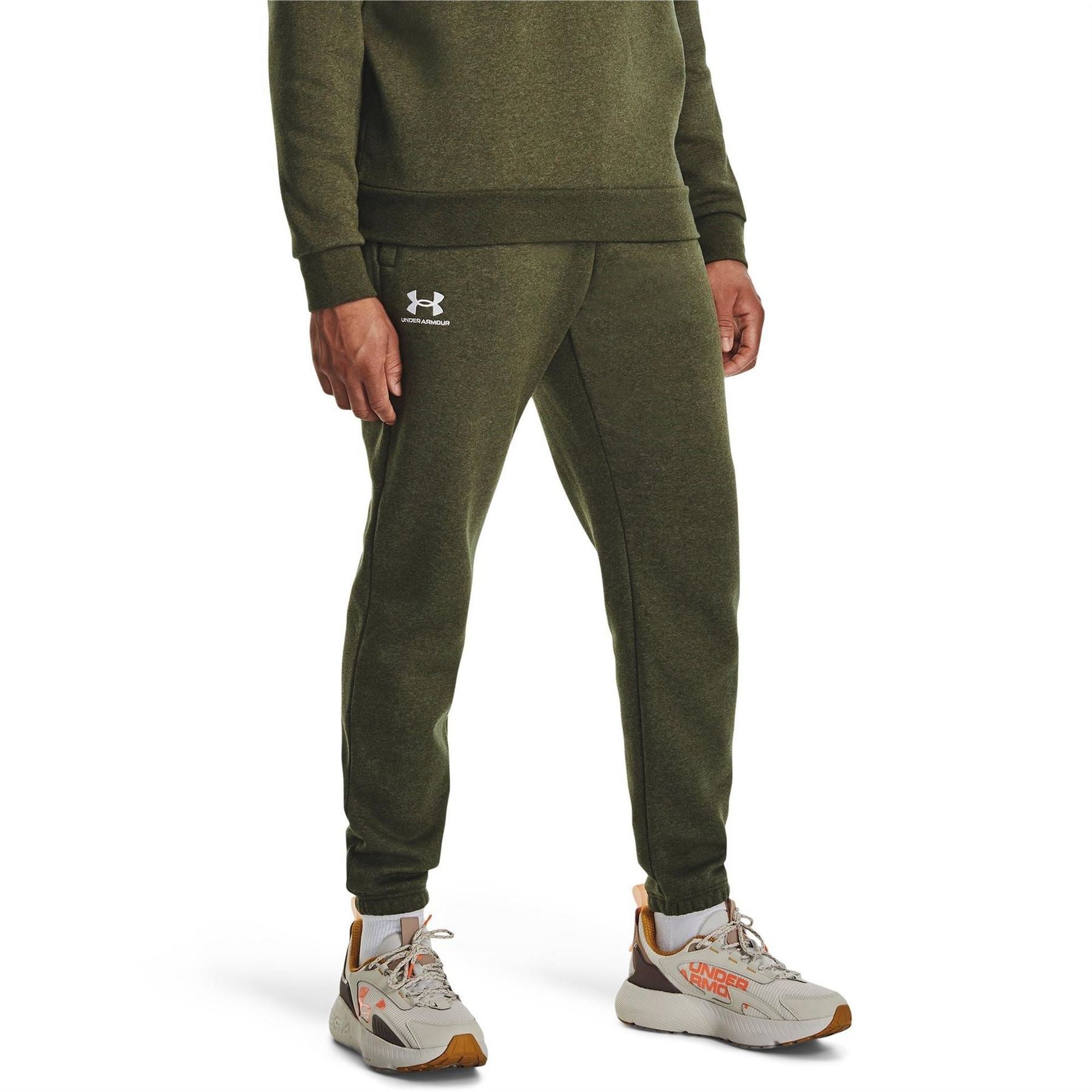 Under Armour Essential Fleece Solid Patterned Joggers