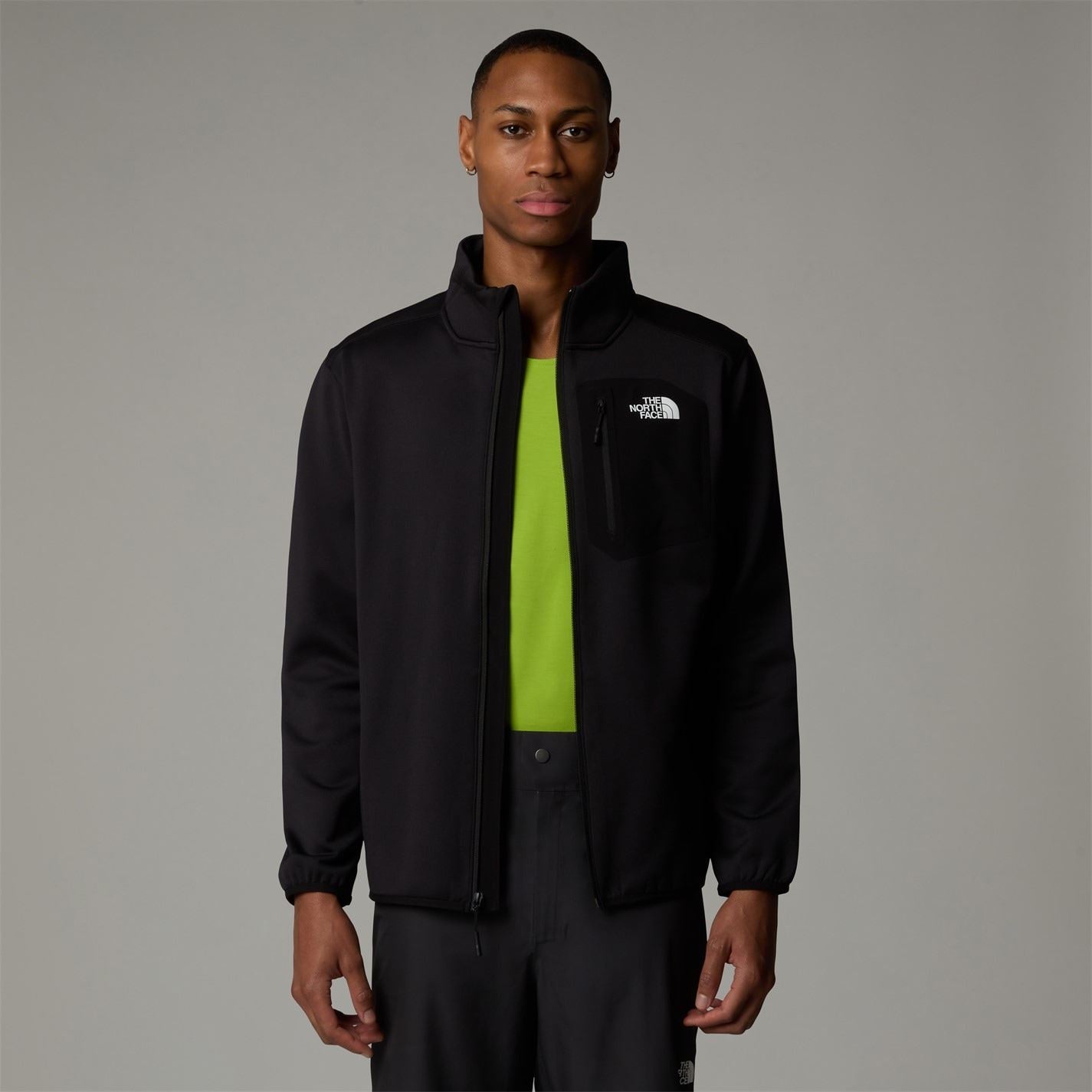 The North Face Mens Crest Full Zip Fleece