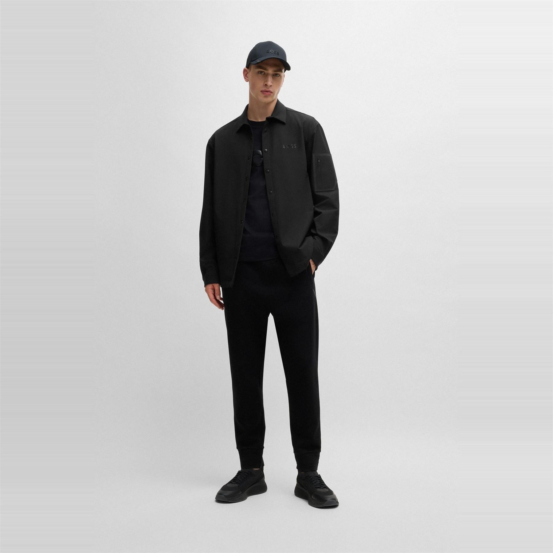 Boss Lite Plain Water Repellent 4 Way Stretch Long Sleeve Shirt