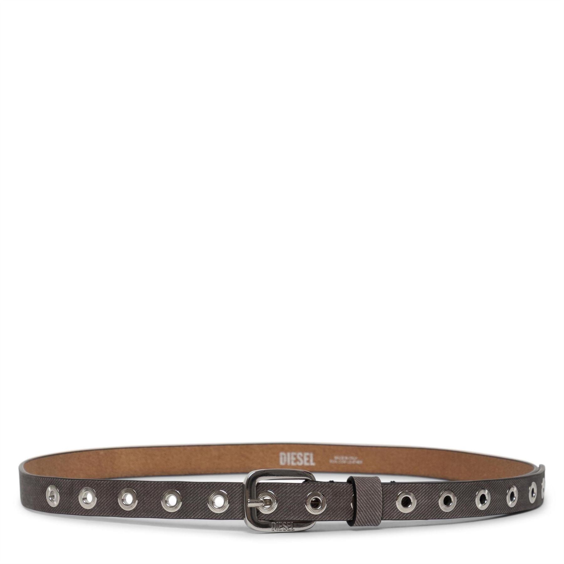 Diesel B D Stud 40 Leather Belt