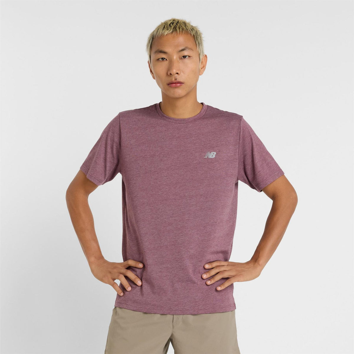 New Balance Sport Essentials Heathertech Short Sleeve T-Shirt