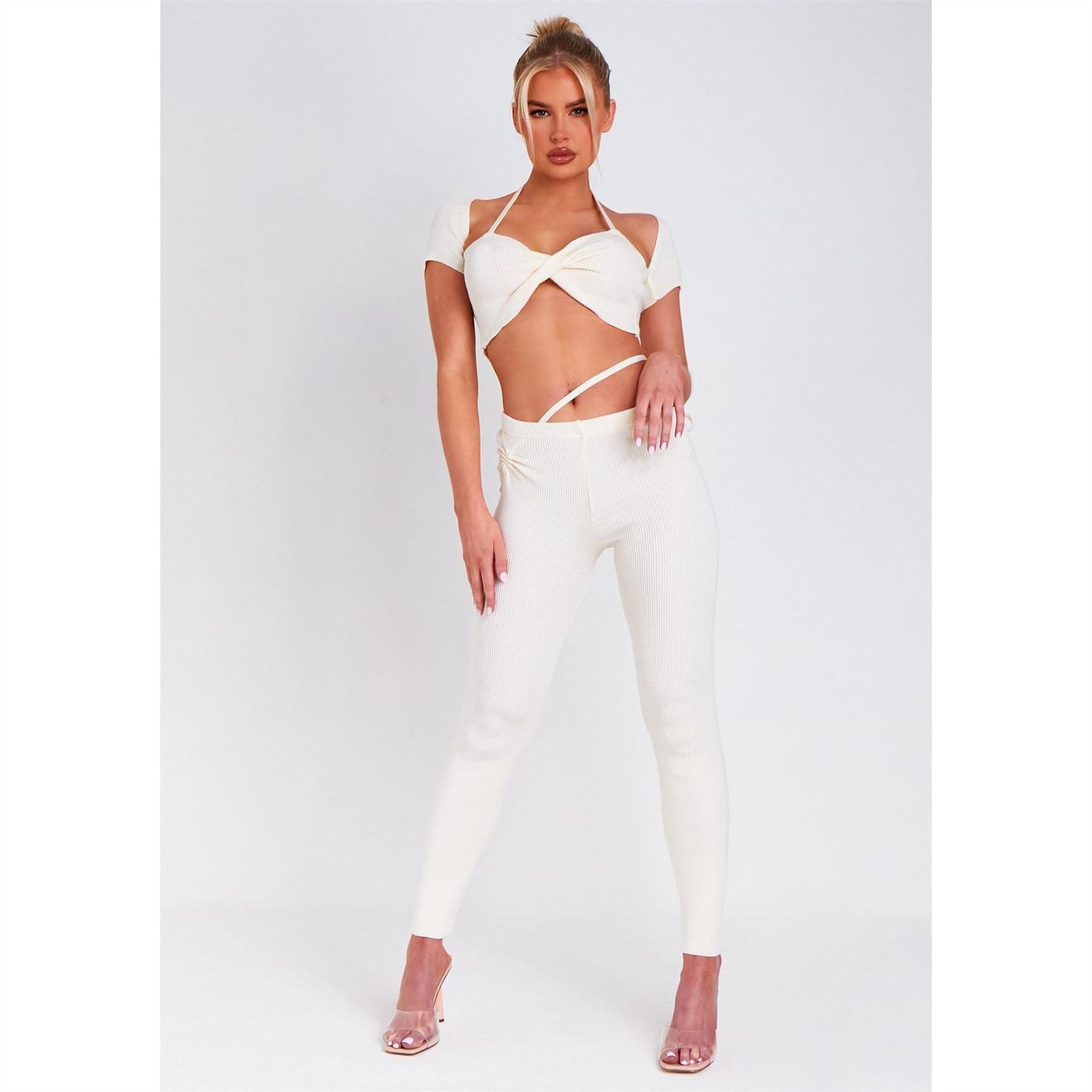 Missy Empire Waist Knit Leggings