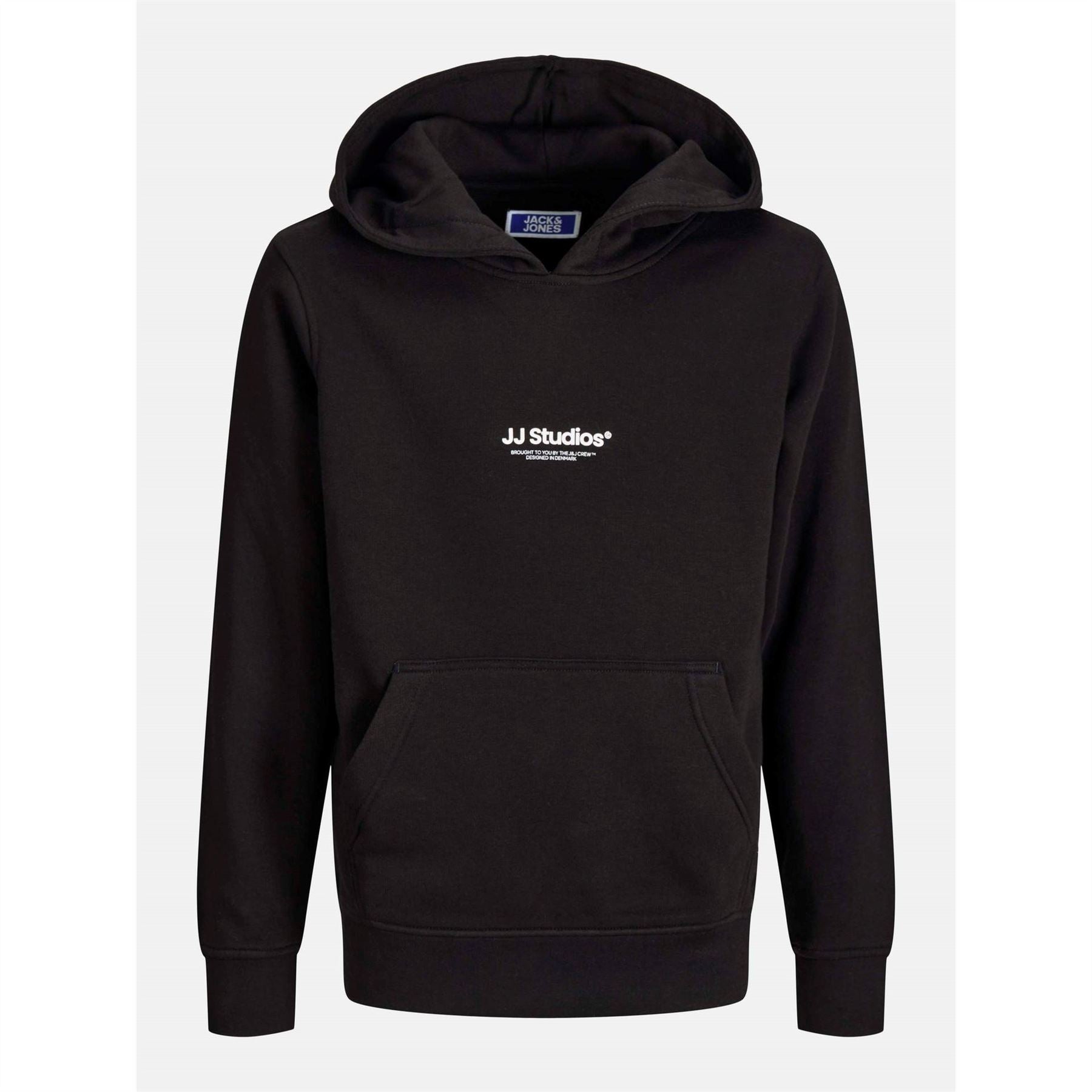 Jack and Jones Soho Text Graphic Hooded Long Sleeve Sweatshirt