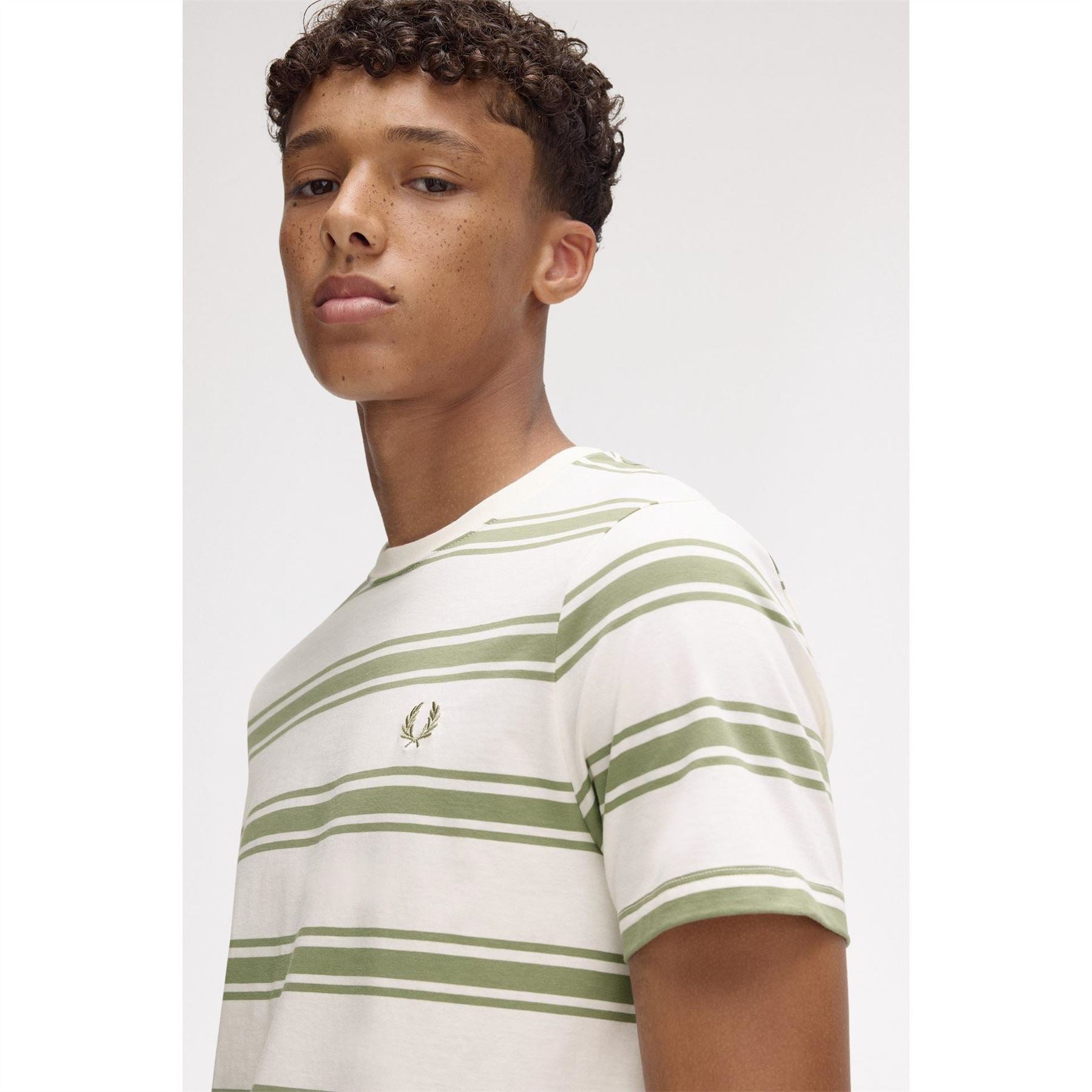Fred Perry Fine Stripe Regular Fit T-Shirt