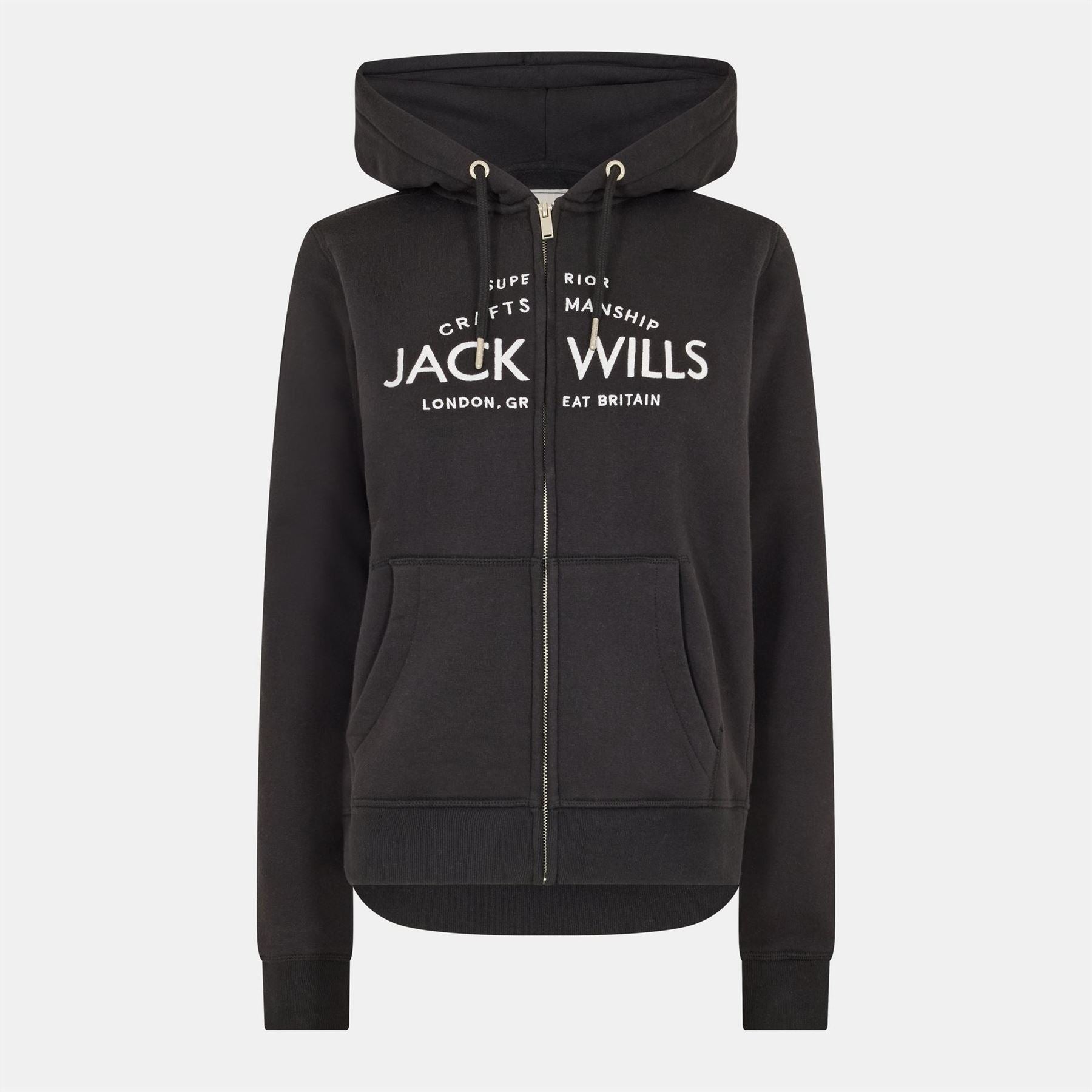 Jack Wills Hunston Logo Zip Hoodie