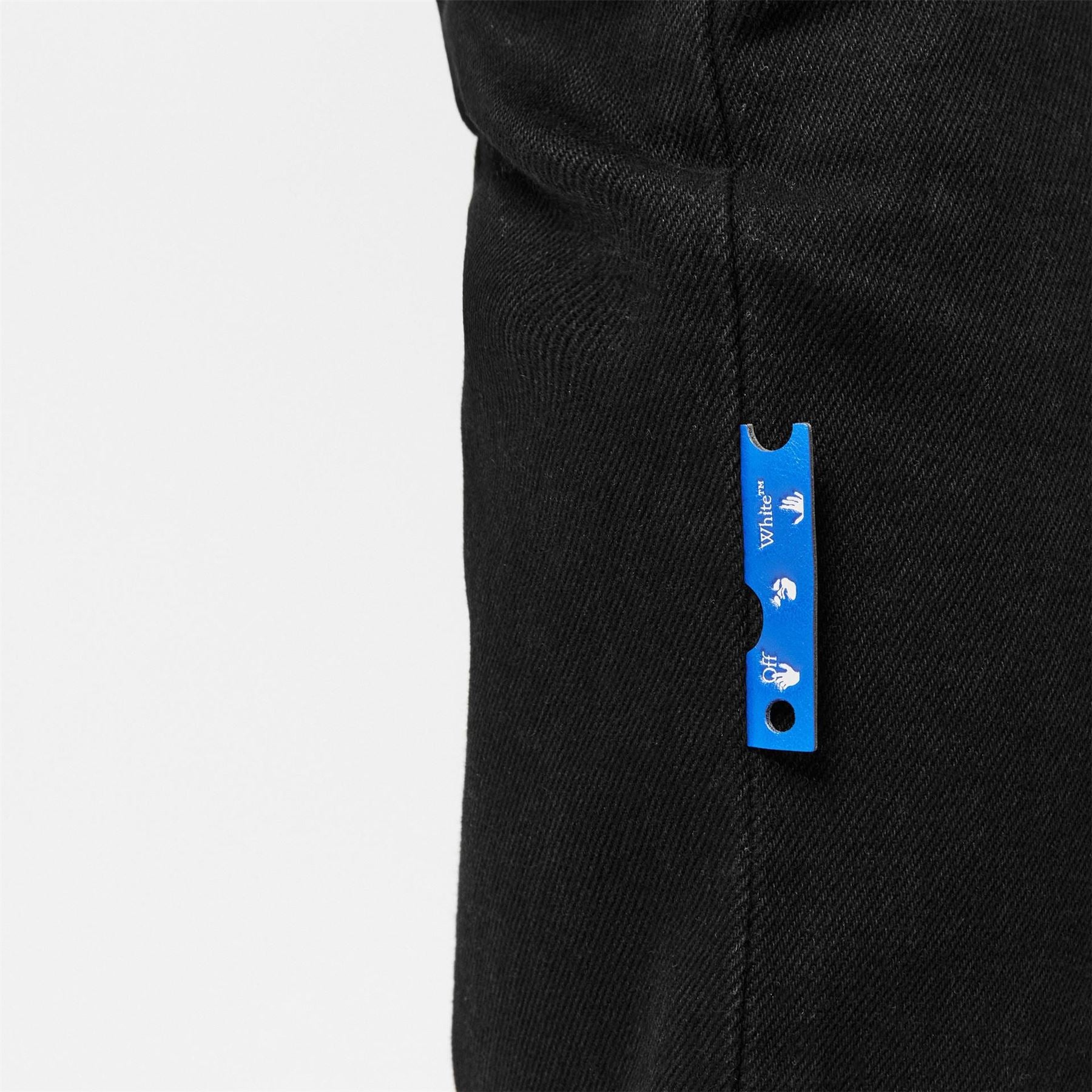 Off White Large Straight Denim Jeans