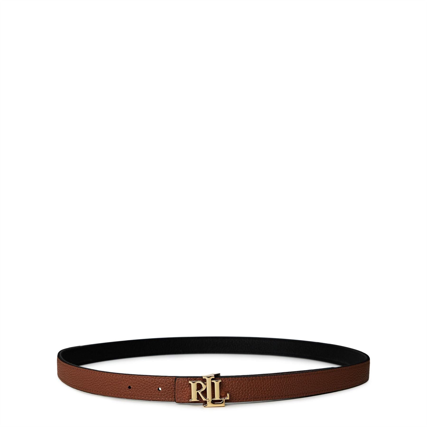 Lauren by Ralph Lauren Reversible Leather Skinny Belt
