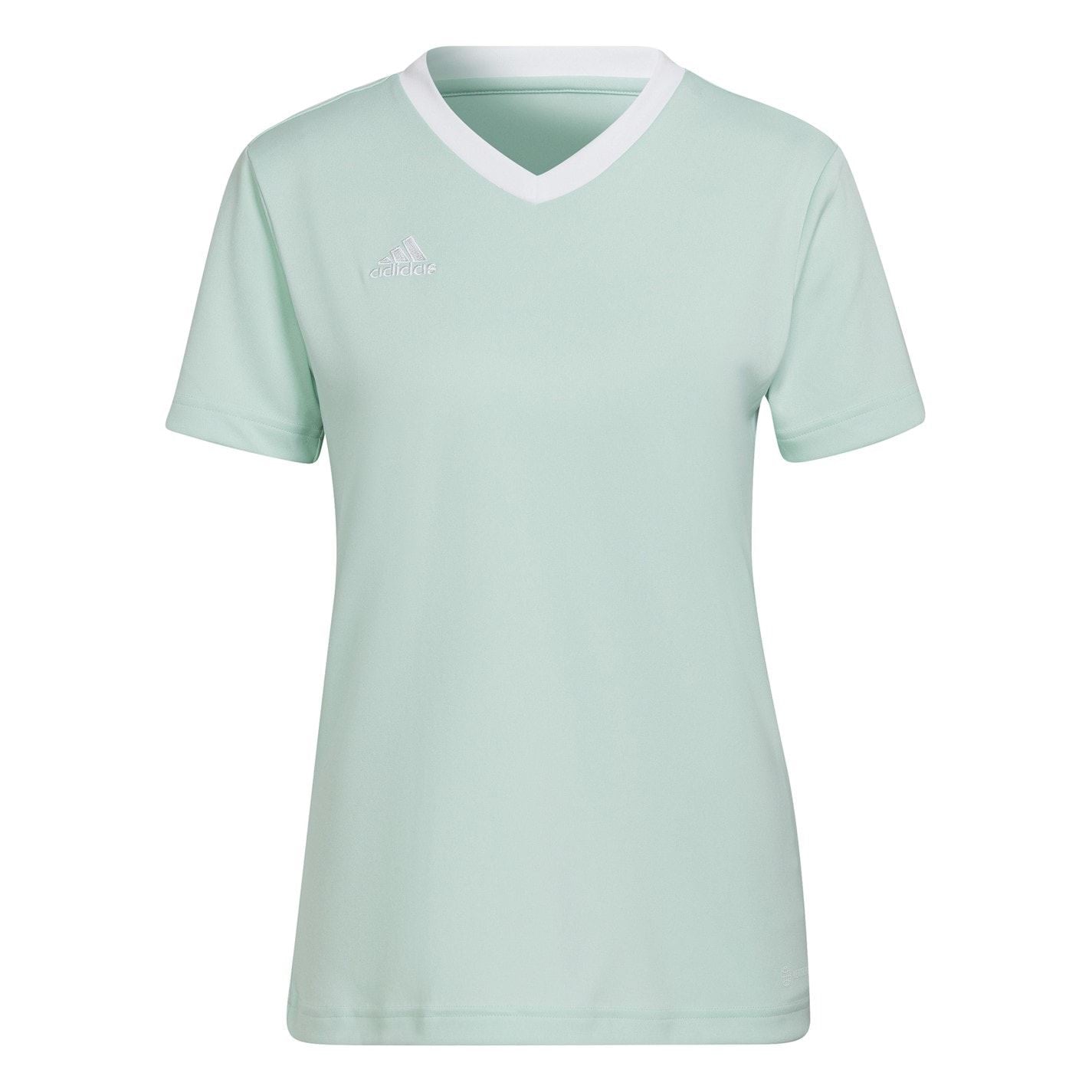 adidas V-Neck Short Sleeve Jersey T-Shirt