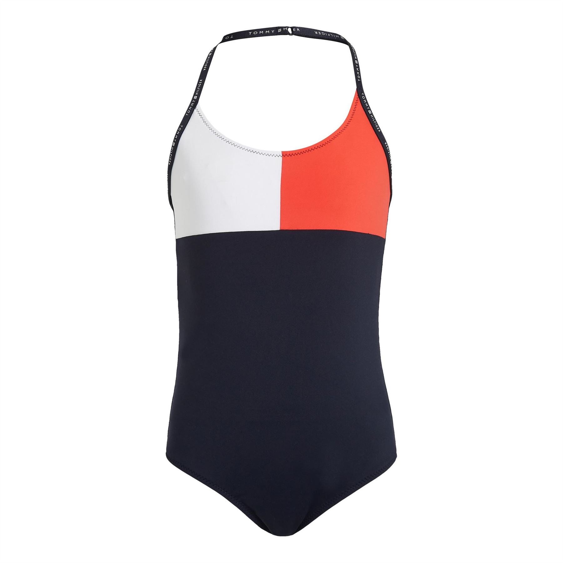 Tommy Hilfiger Color Block One Piece Swimsuit