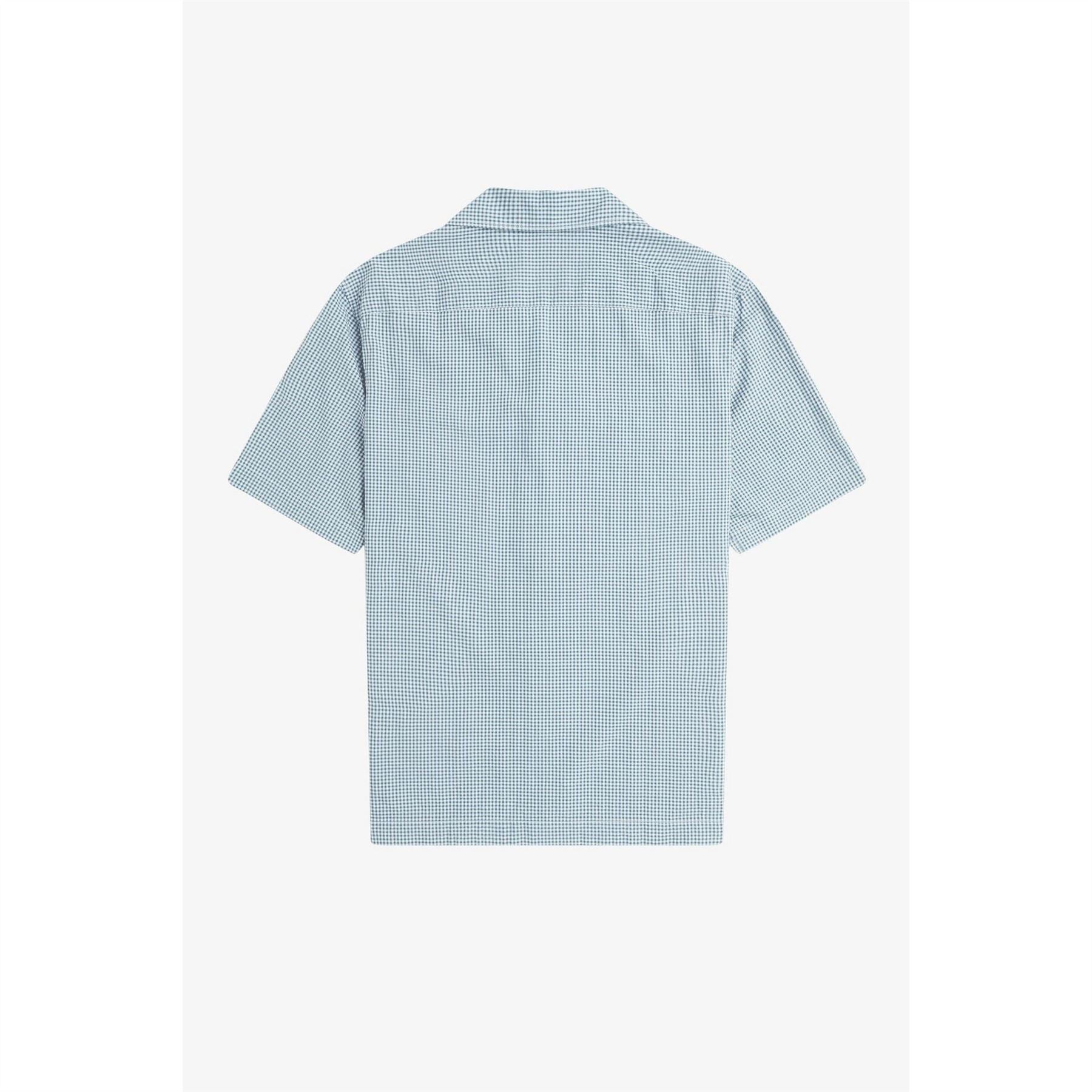 Fred Perry Gingham Short Sleeve Patterned Shirt