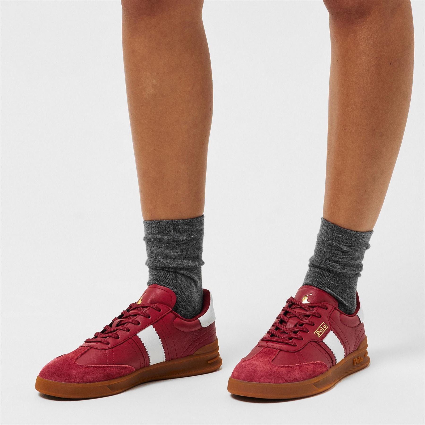 Polo Ralph Lauren Leather Court Trainers
