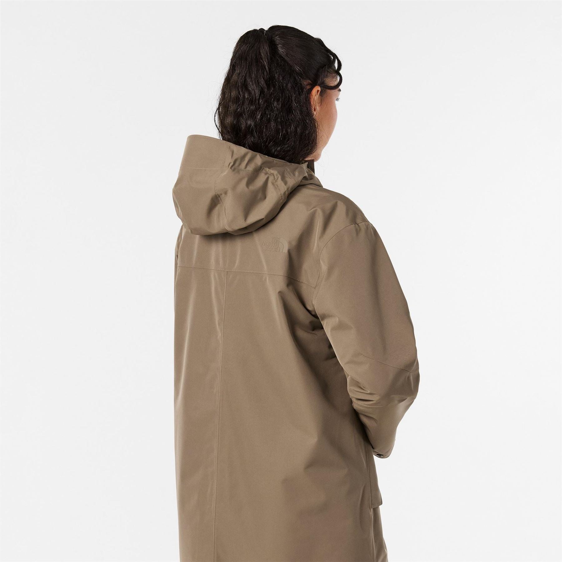 The North Face North Face W Nukabira Rain Shell Parka Mocha B
