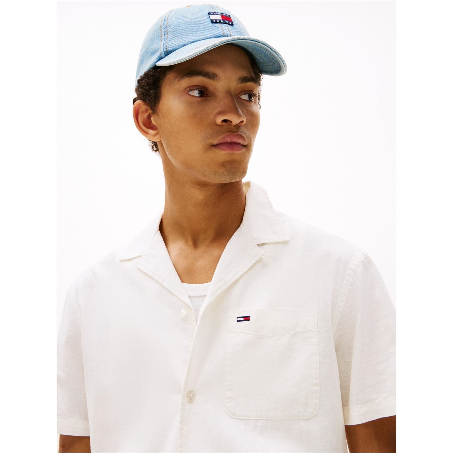 Tommy Jeans Collared Neck Short Sleeve Regular Fit Shirt