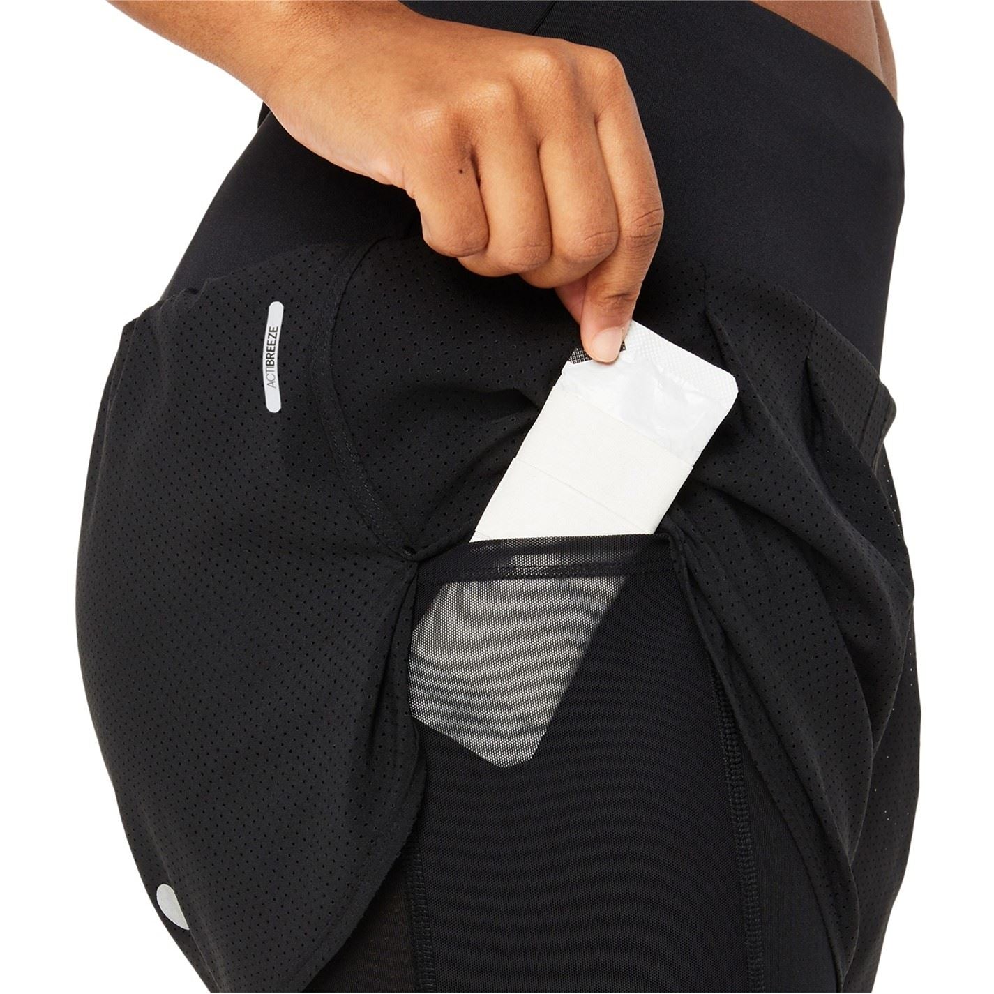 Asics Womens Road 2 N 1 3.5in Short Running