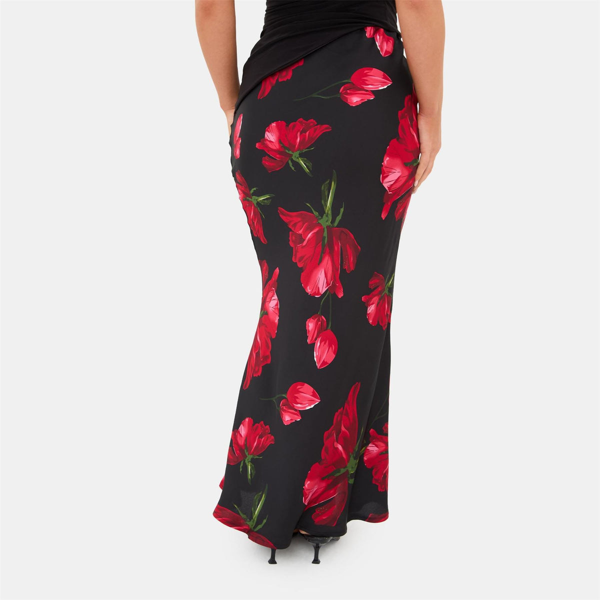 I Saw It First Bias Cut Maxi Skirt