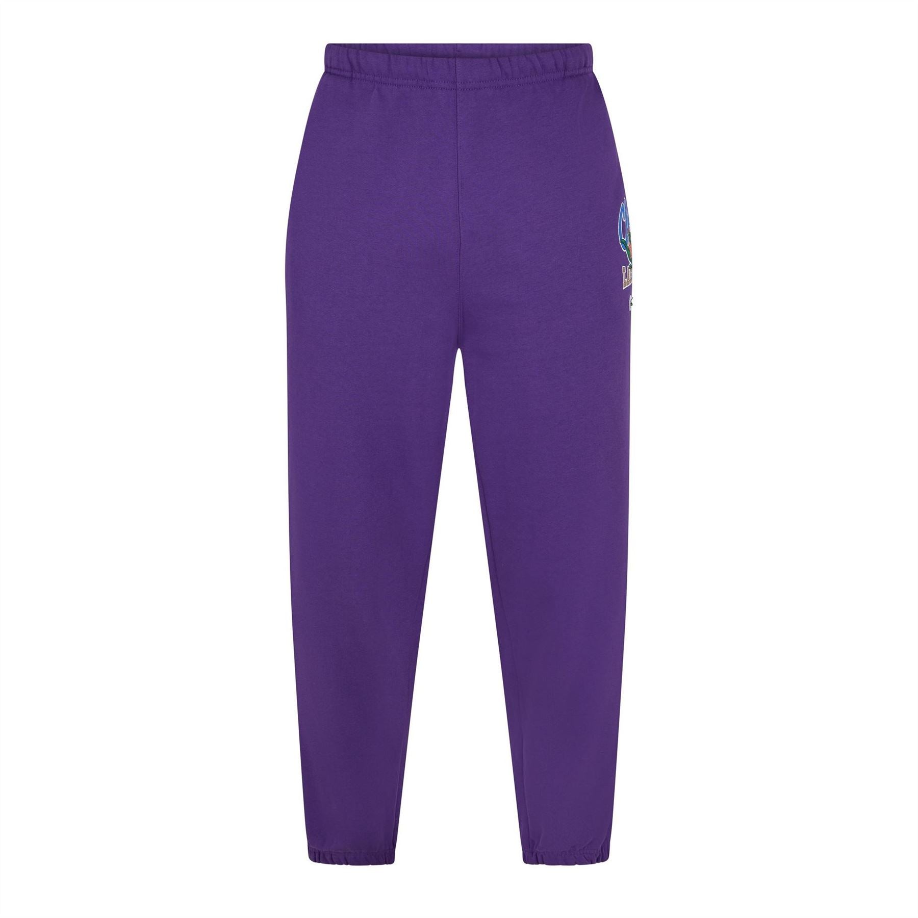 Lacoste Iconic Print Closed Hem Fleece Joggers