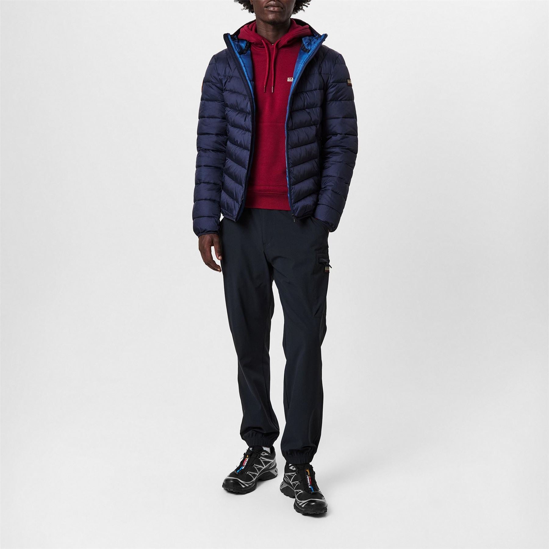Napapijri Aerons Water Resistant Hooded Short Puffer Jacket