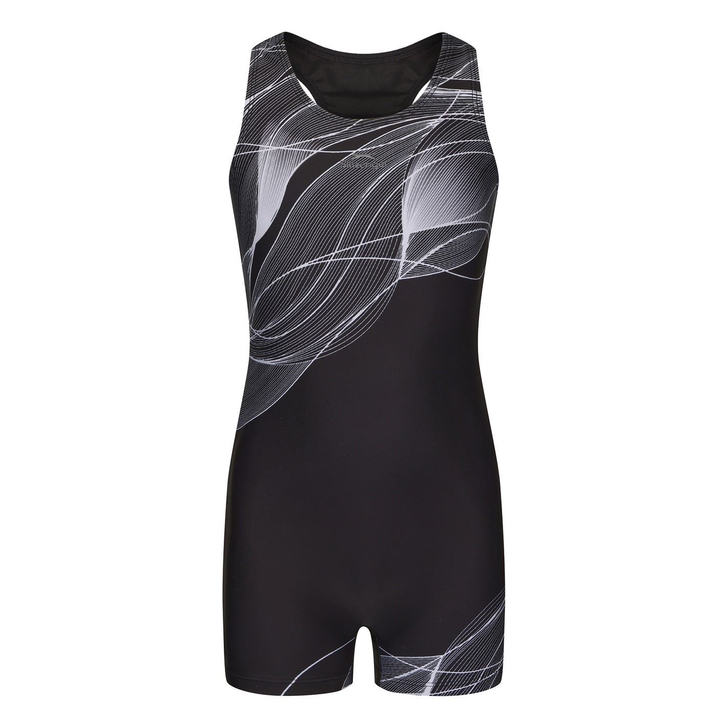 Slazenger Lycra® Xtra Life™ Boyleg Swimming Suit Junior Girls
