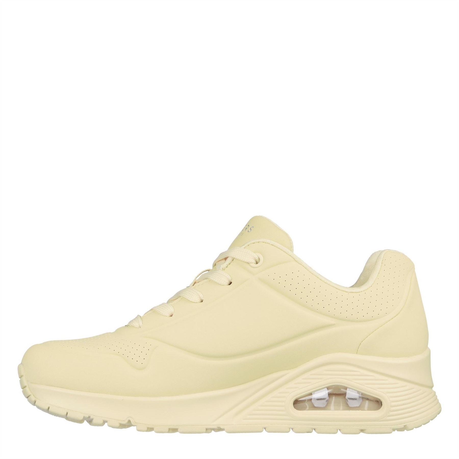 Skechers Womens Pastel Durabuck Lace Up Fash Low Top Trainers