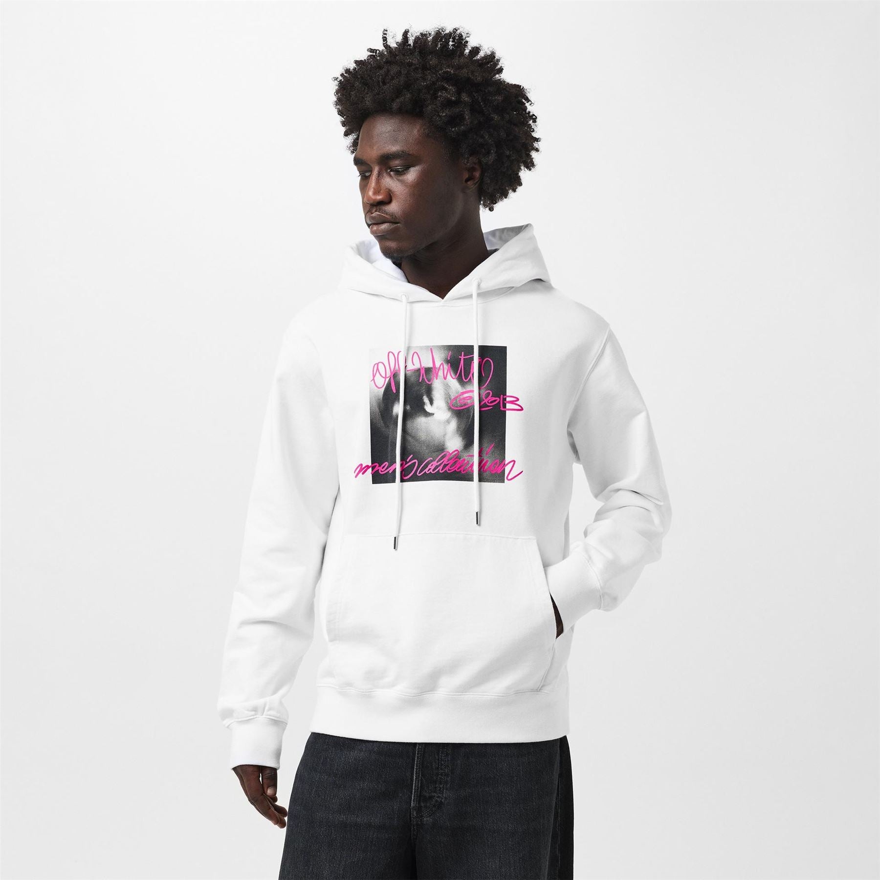Off White Tornado Slim Fit Hooded Sweatshirt
