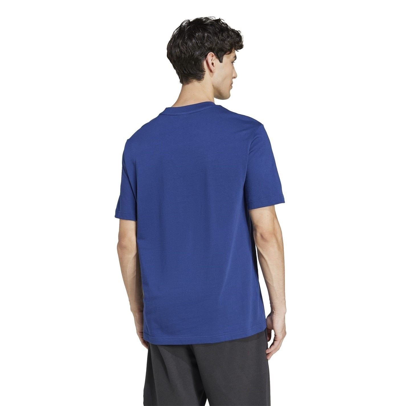 adidas Mens Essentials Single Jersey Logo T-Shirt