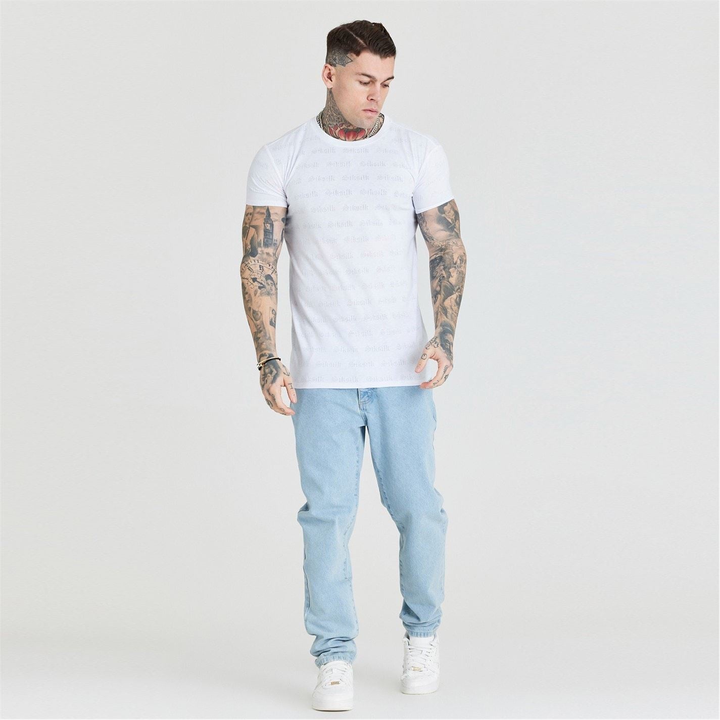 SikSilk Regular Fit Crew Neck T-Shirt