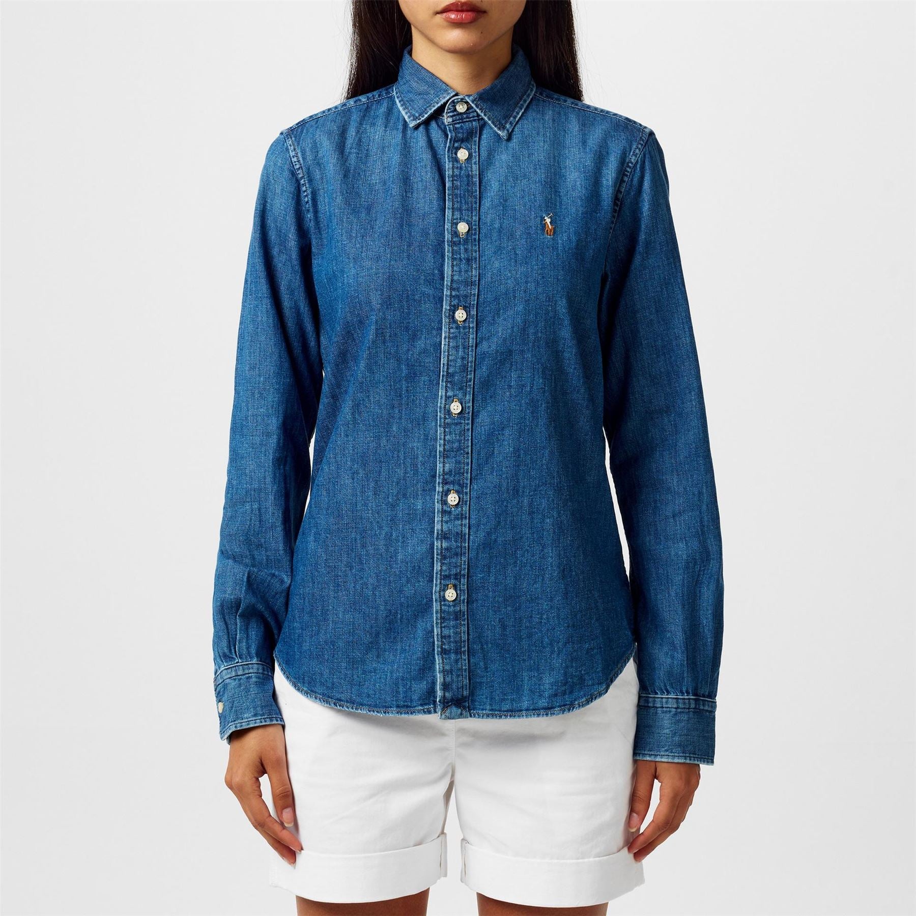 Polo Ralph Lauren Charlotte Plain Denim Shirt