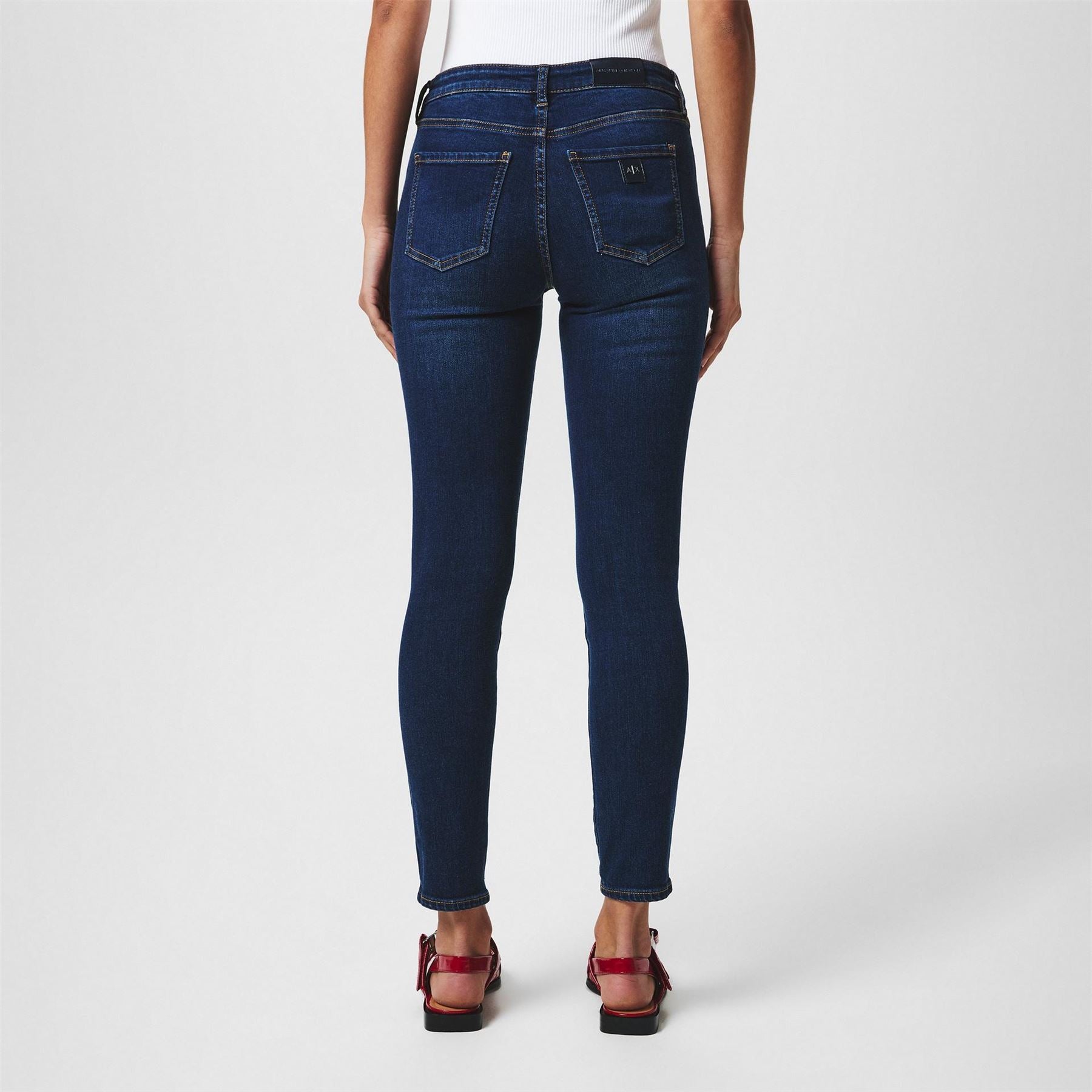 Armani Exchange Five Pocket Skinny Jeans