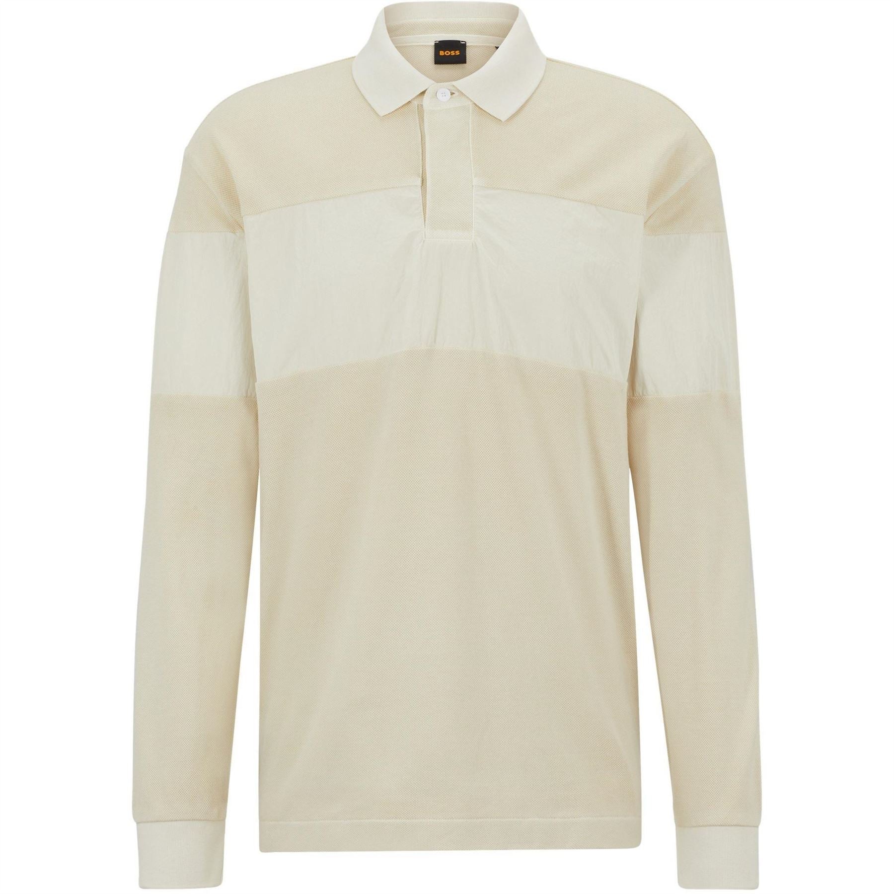 Boss Pugby Regular Fit Long Sleeve Athletic Top