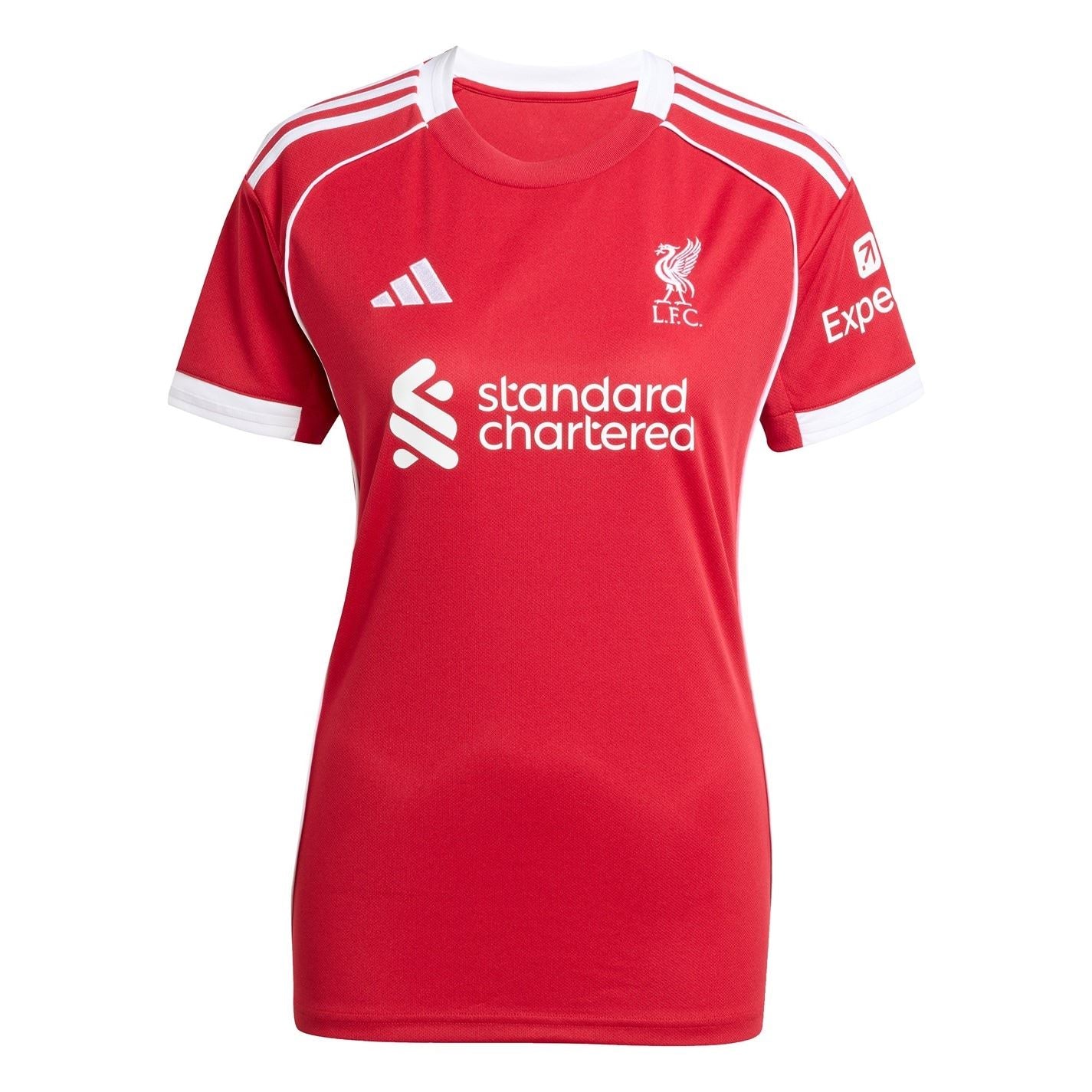 adidas Womens Liverpool Home Shirt 2025 2026