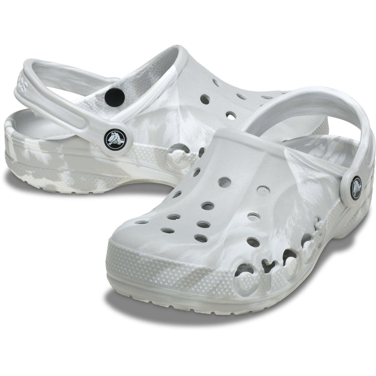 Crocs Baya Marble Patterned Clogs