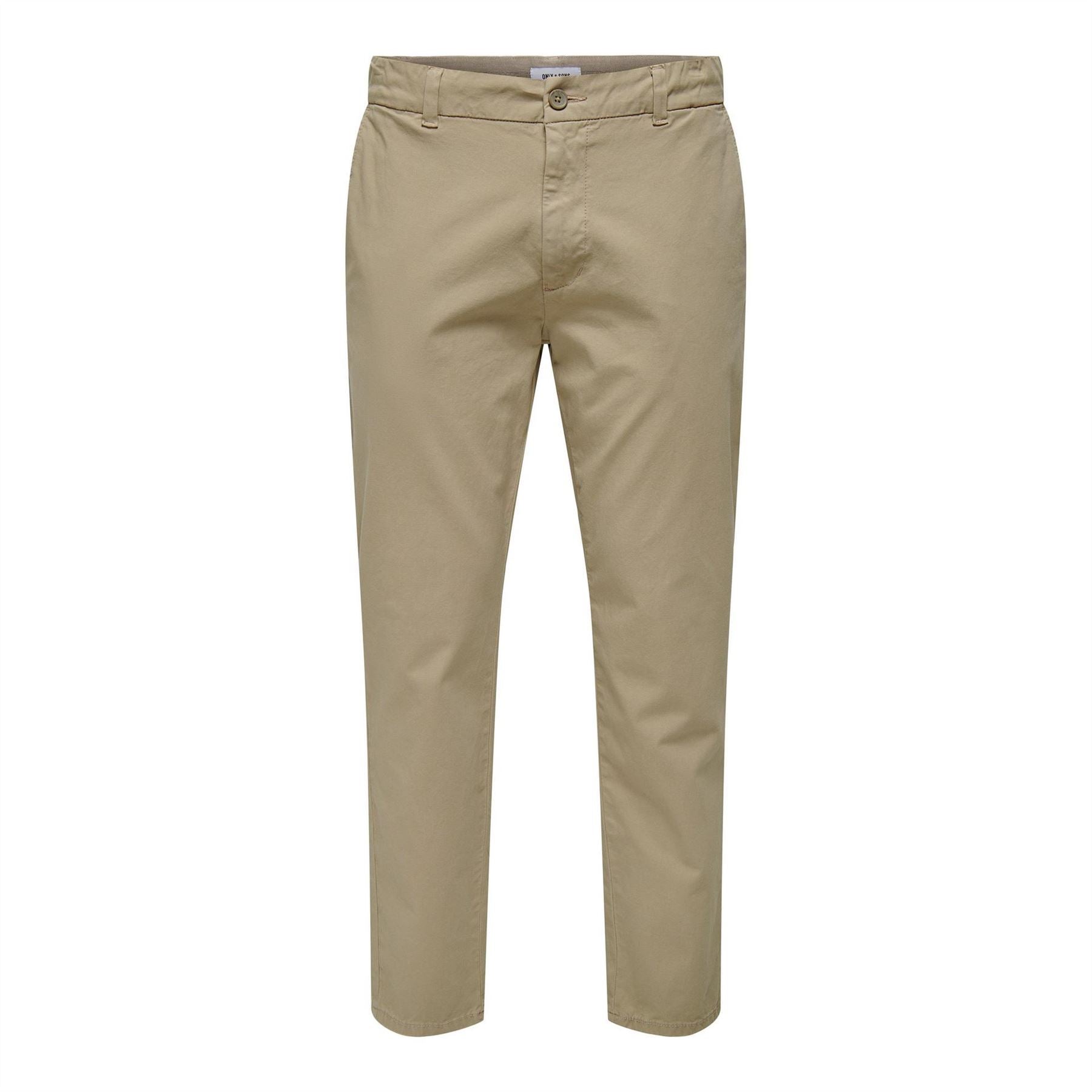 Only Solid Patterned Straight Chinos