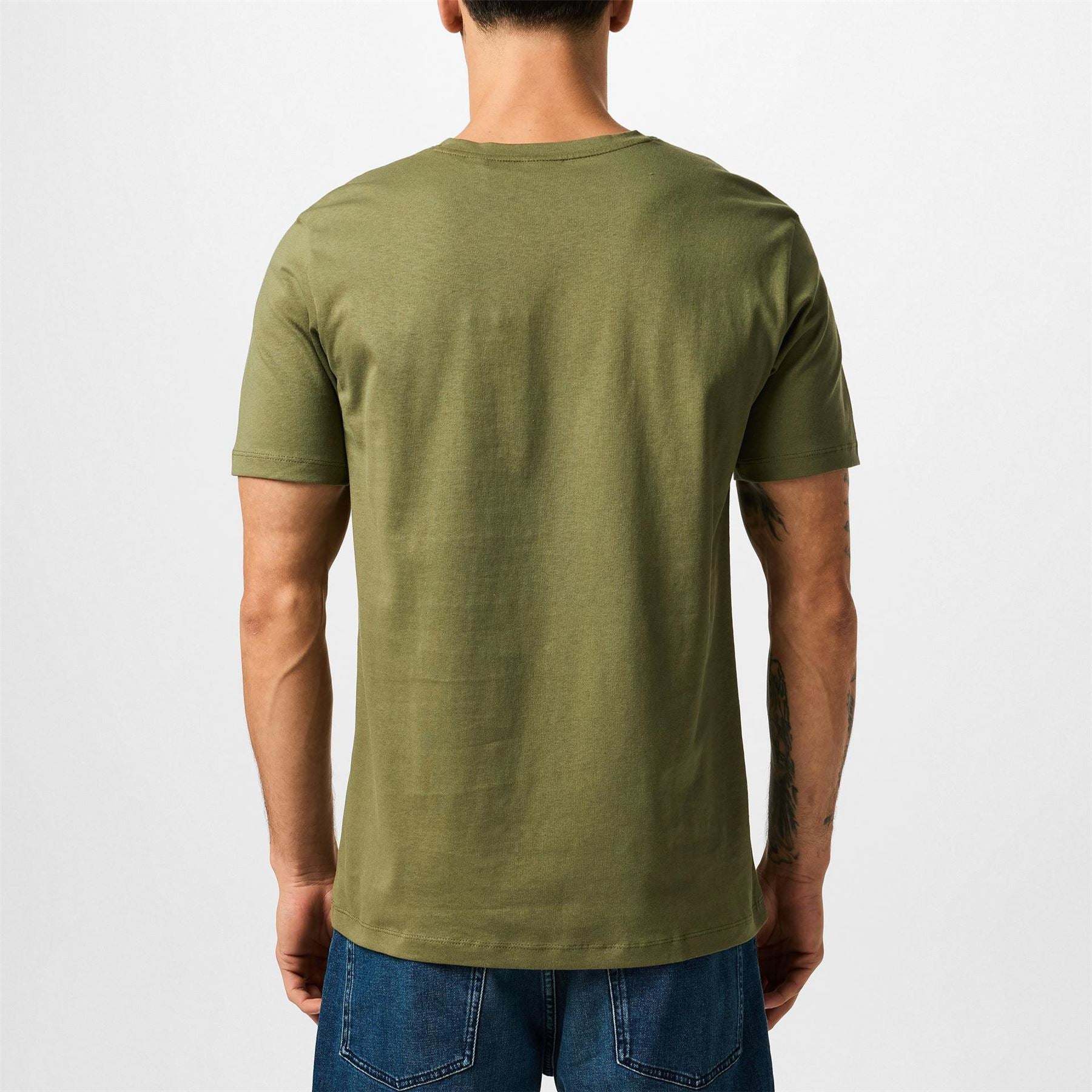 Boss BOSS ORANGE Tales T Shirt with Logo Patch Premium Cotton