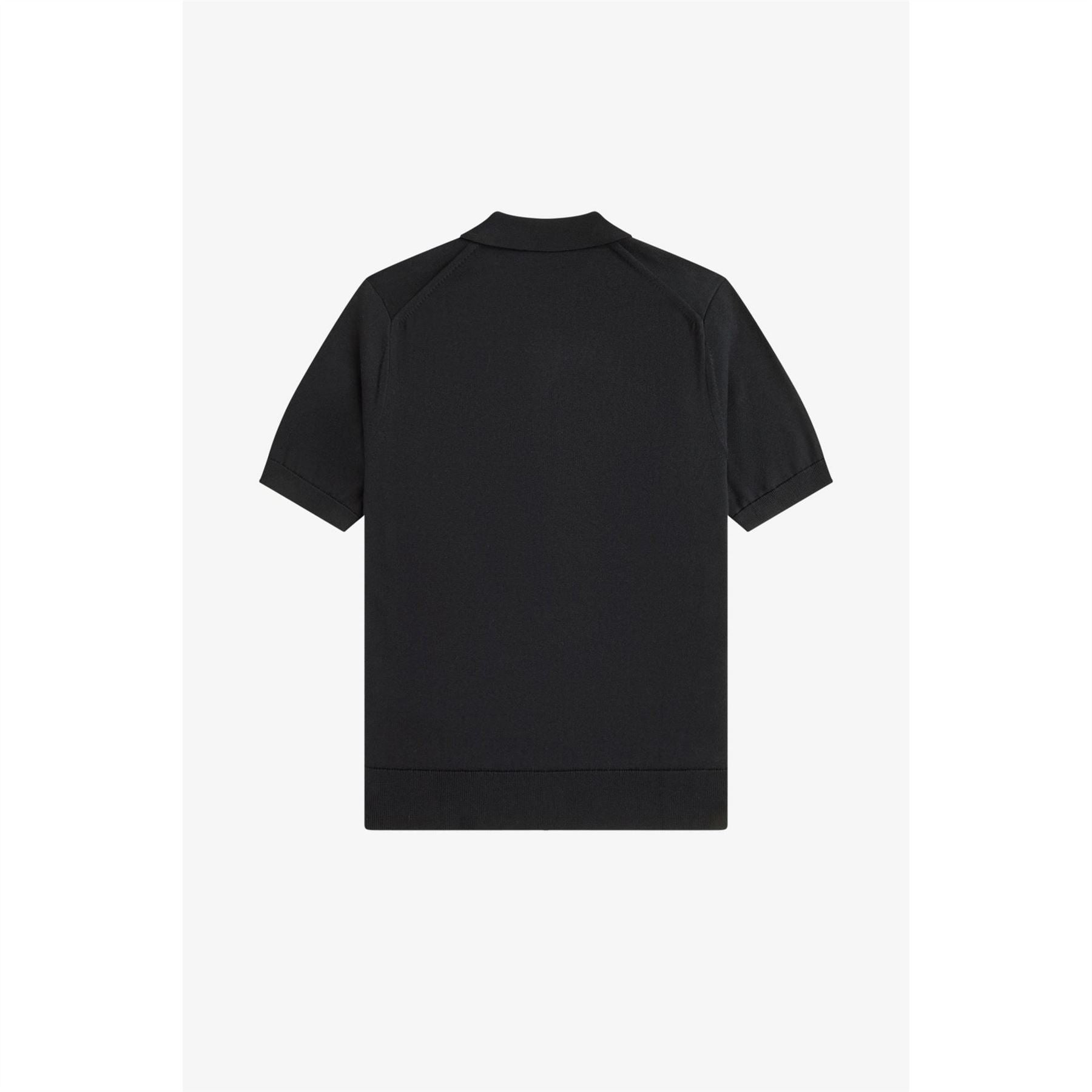 Fred Perry Knitted Short Sleeve Polo Shirt