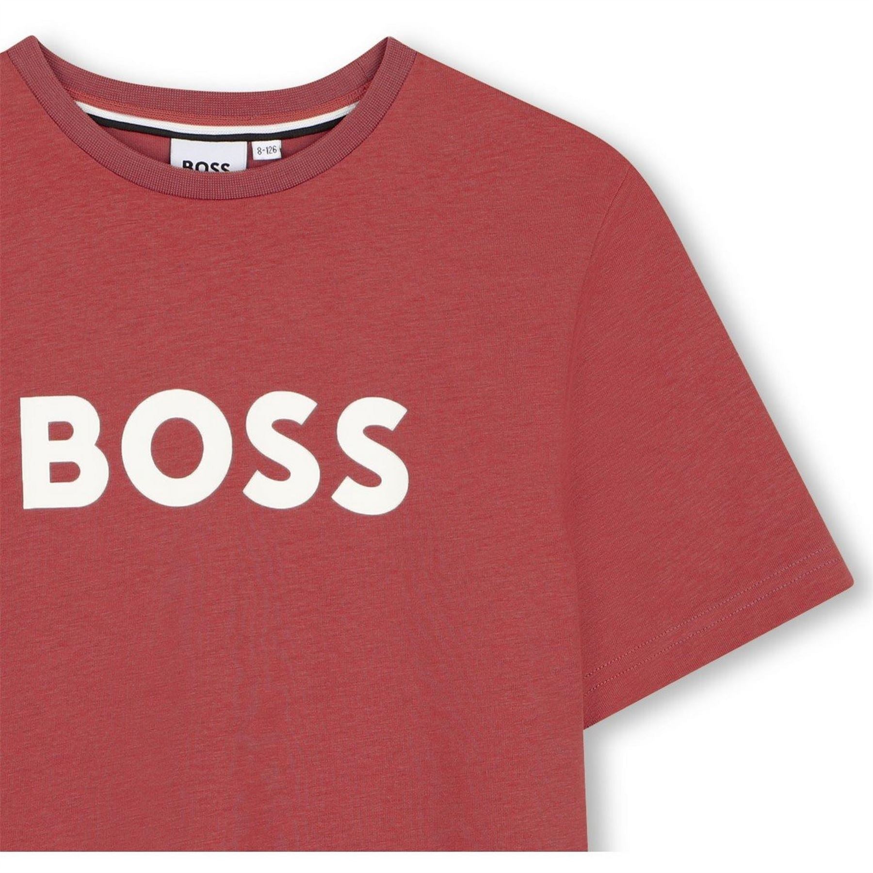 Boss Printed Logo Crew Neck Short Sleeve Jersey T-Shirt