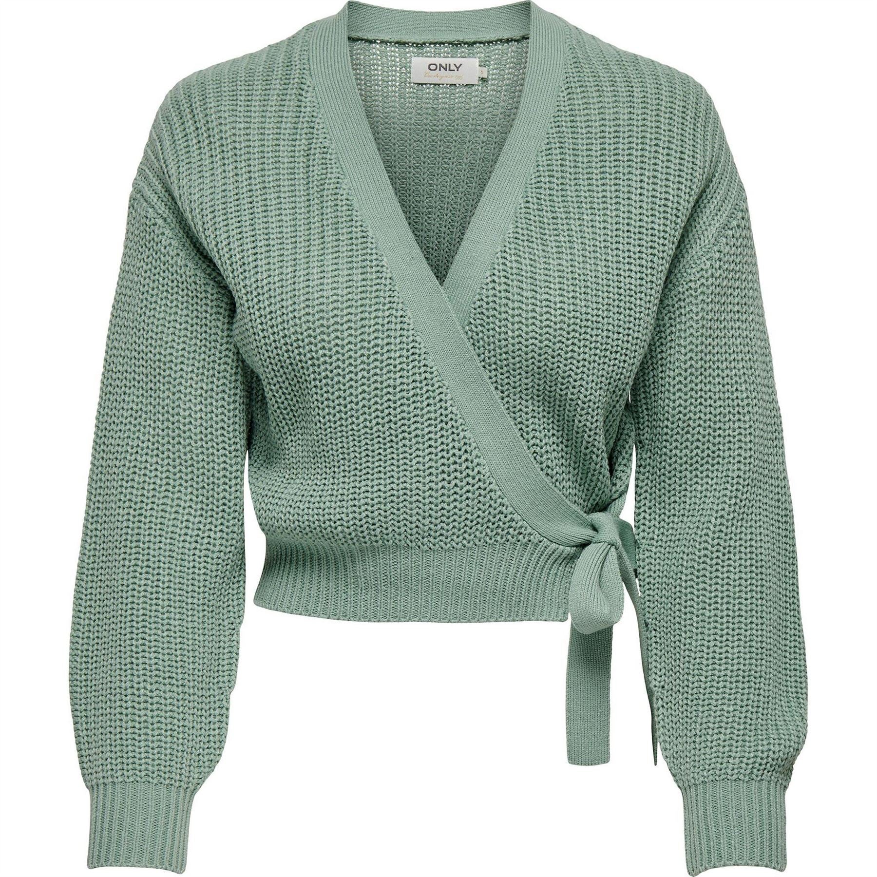 Only Cropped V-Neck Relaxed Fit Sweater