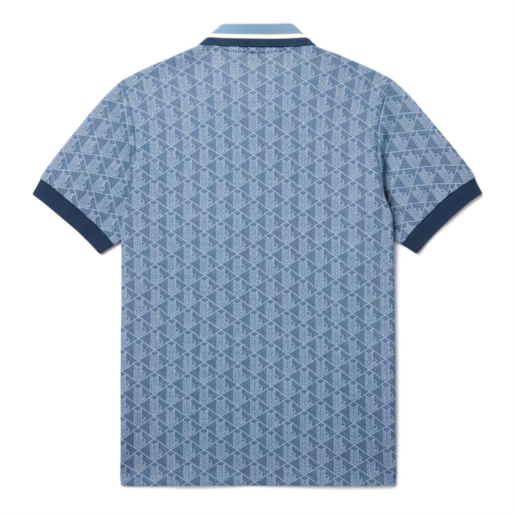Lacoste Fit Monogram Jacquard Polo Shirt