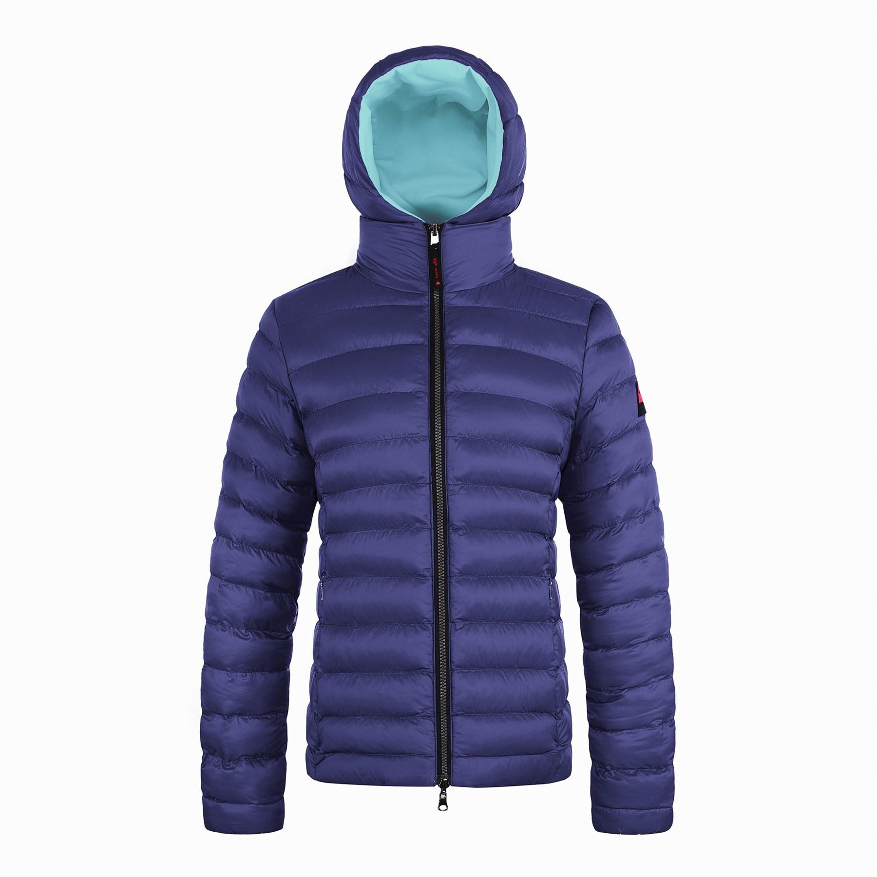 Cape Heights Solid Patterned Hooded Snap Button Puffer Jacket