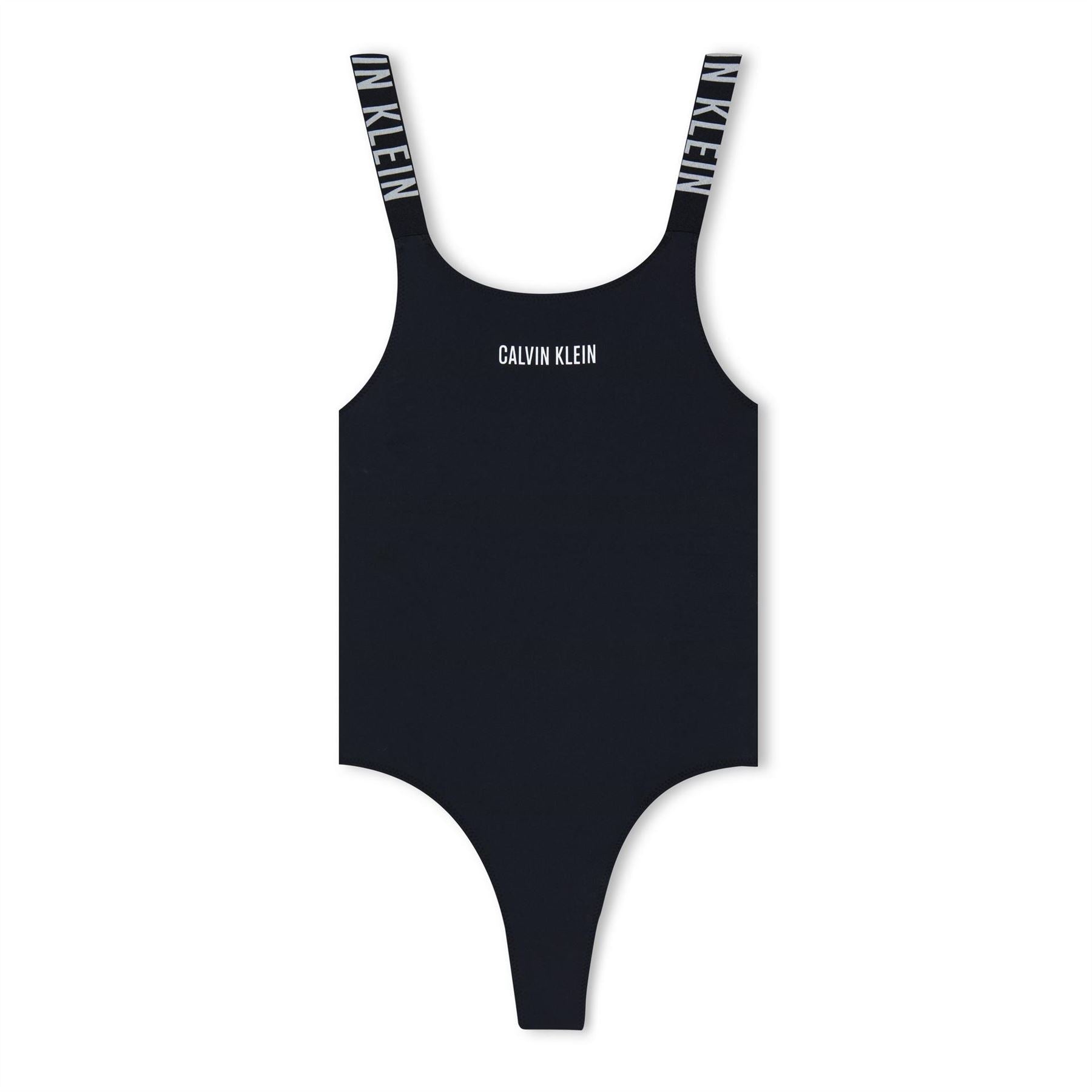 Calvin Klein Logo Print One Piece Swimsuit