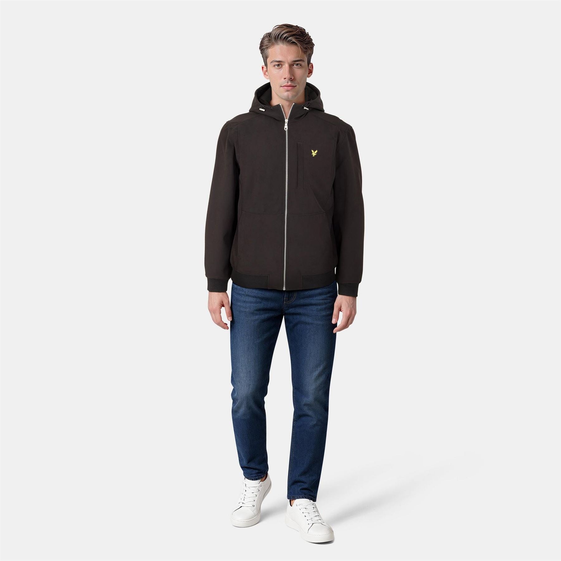 Lyle and Scott Lightweight Hooded Long Sleeve Softshell Jacket