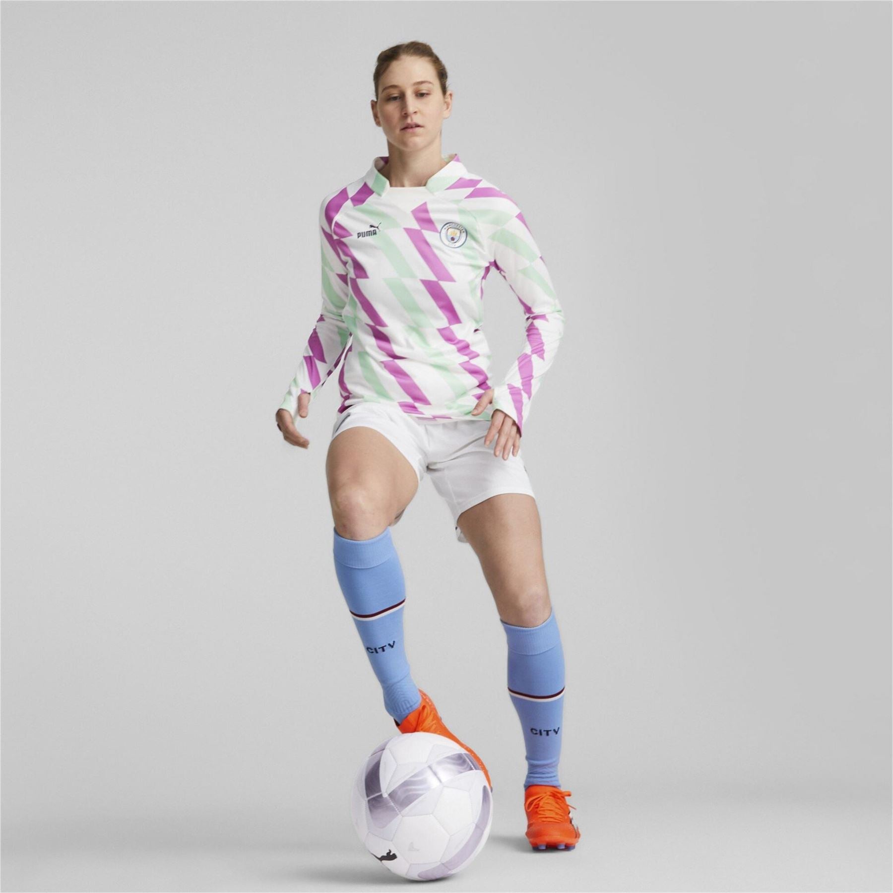 Puma Womens City Pre Match Sweatshirt
