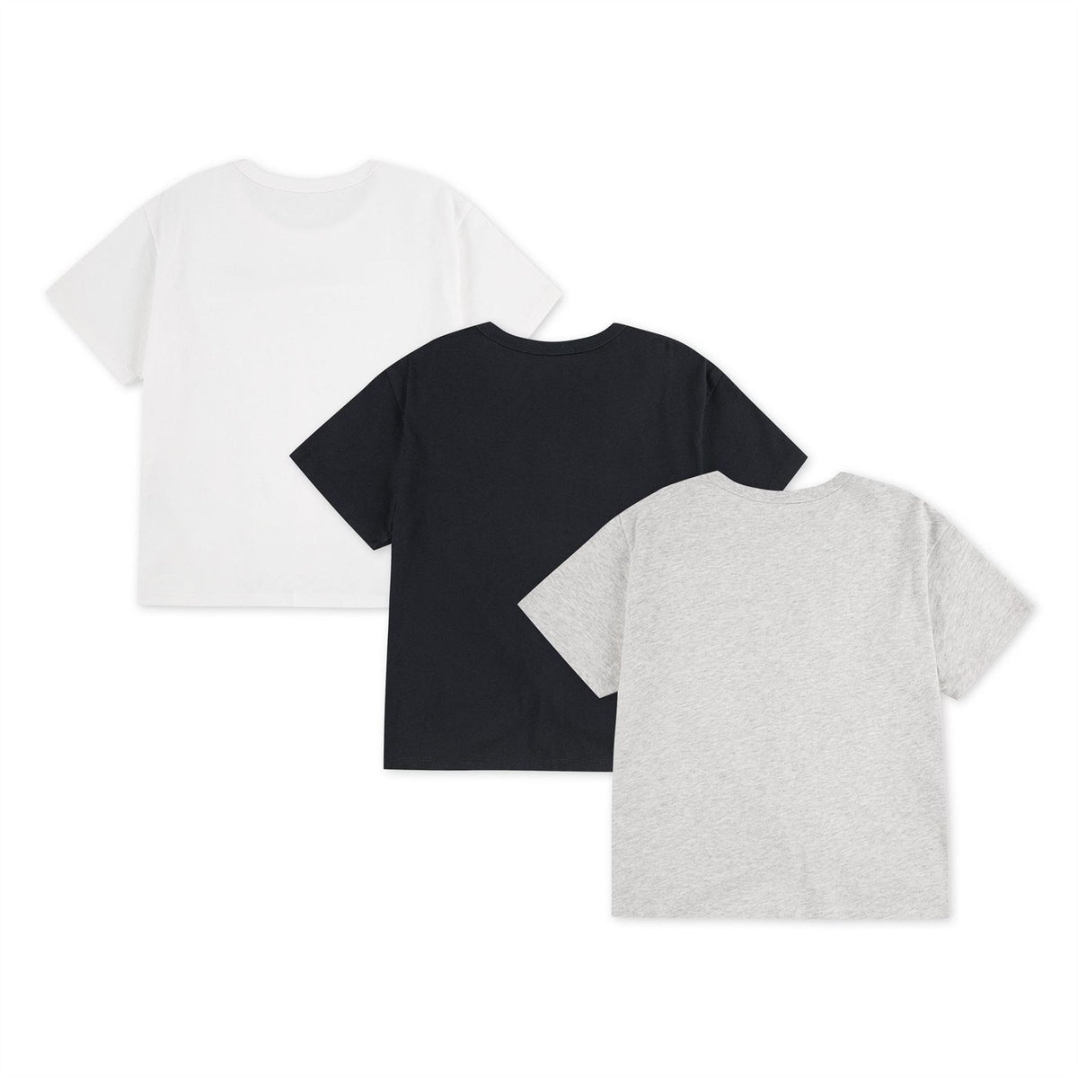 Abercrombie and Fitch 3 Pack Crew Neck Short Sleeve T-Shirt