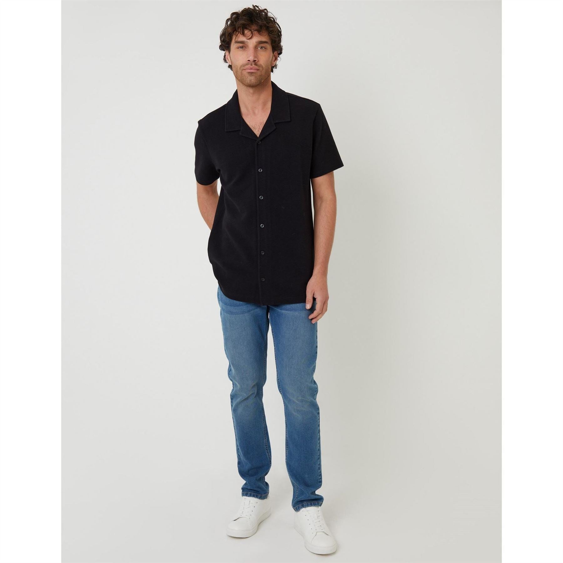 Threadbare Embley Relaxed Fit Short Sleeve Shirt