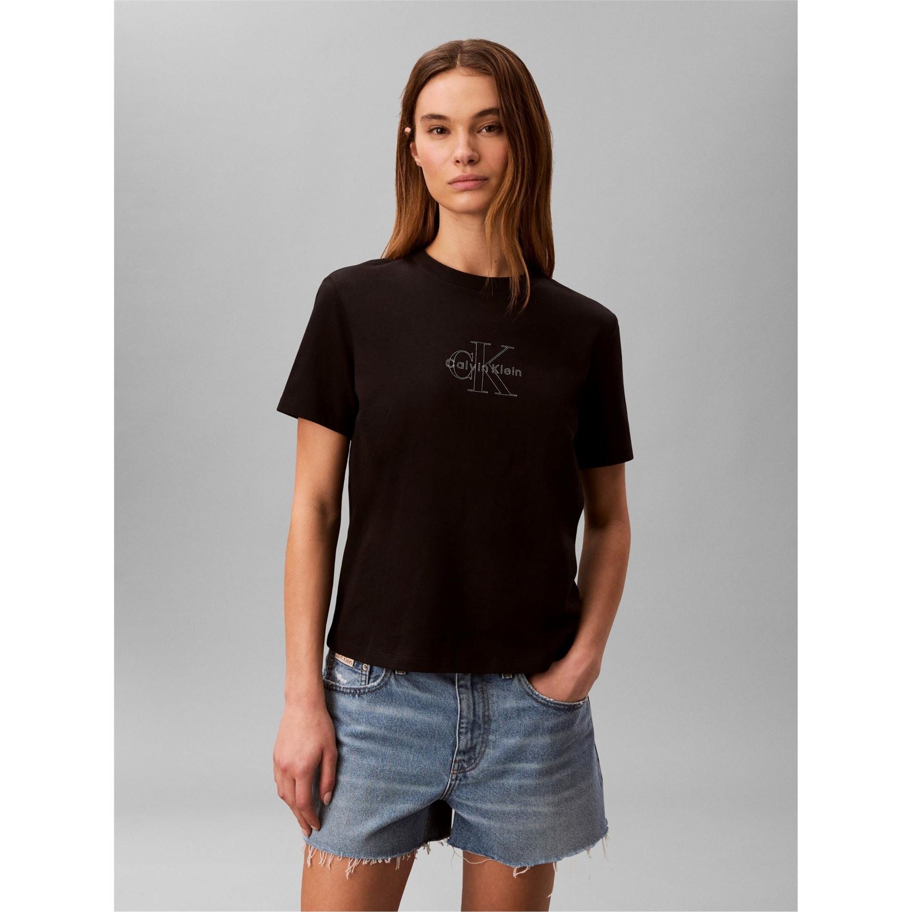 Calvin Klein Jeans Logo T-Shirt Ld63
