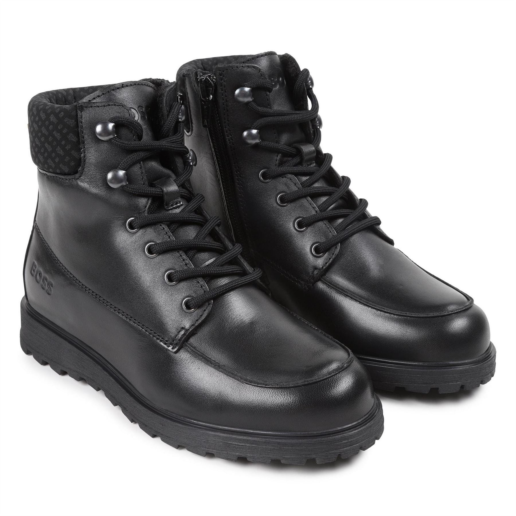 Boss Logo Biker Boot