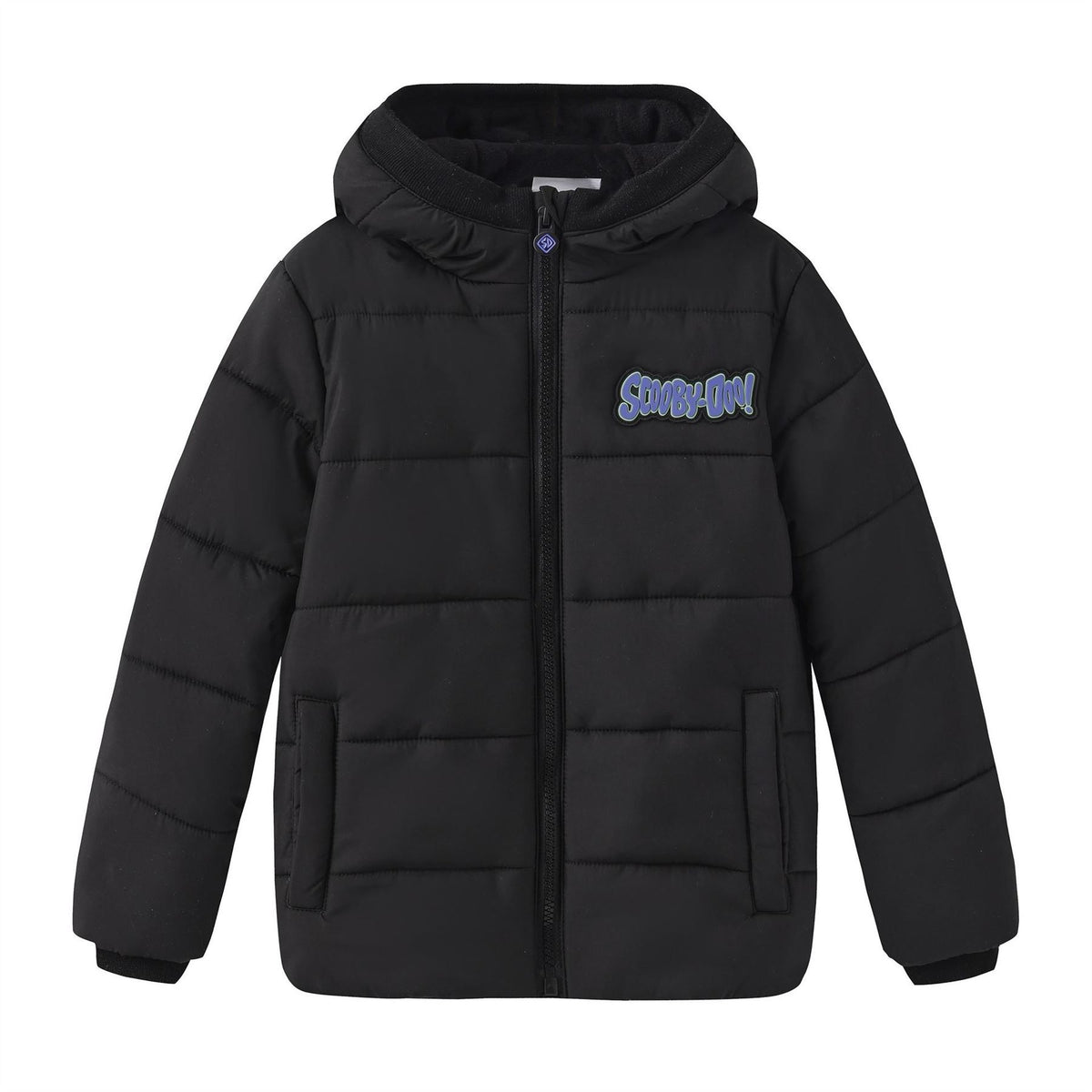 Character  Hooded Long Sleeve Padded Puffer Jacket