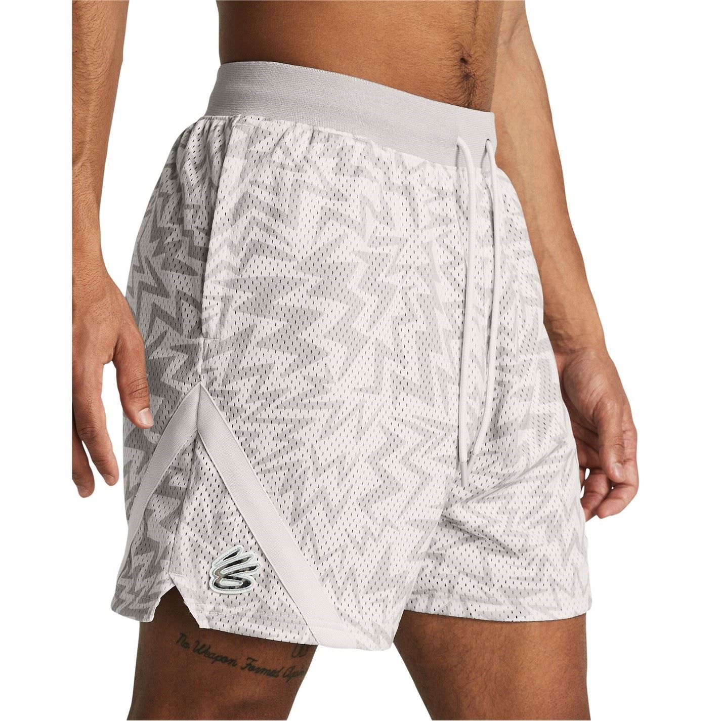 Under Armour Mens Armour Curry Mesh Short 2 Tracksuit Bottom