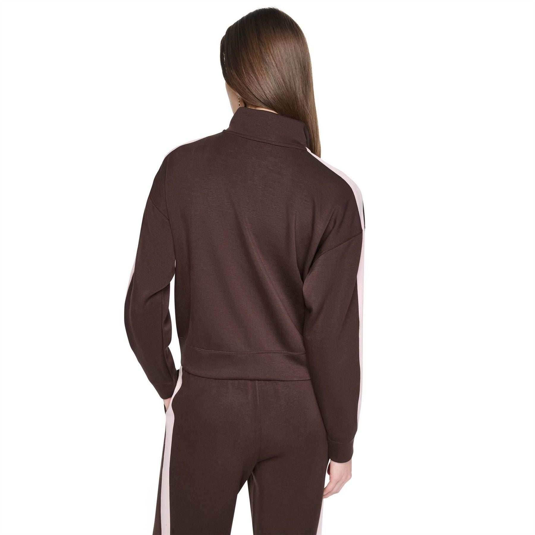DKNY Stripe FulL-Zip Track Ld64